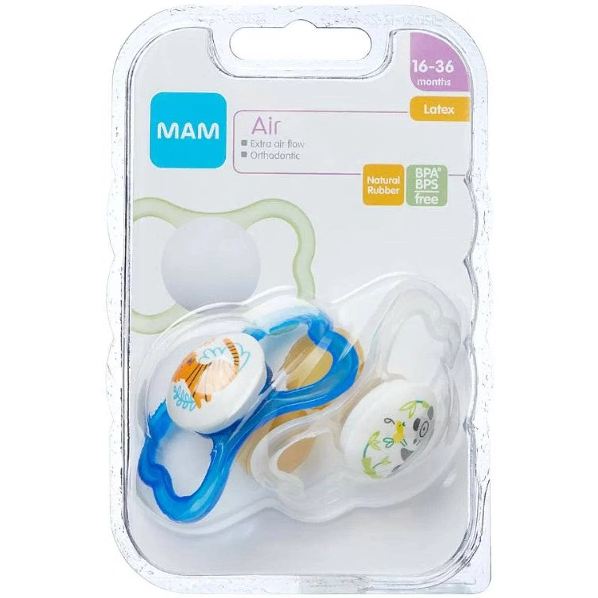 Snuð Air 16-36m latex 2stk
