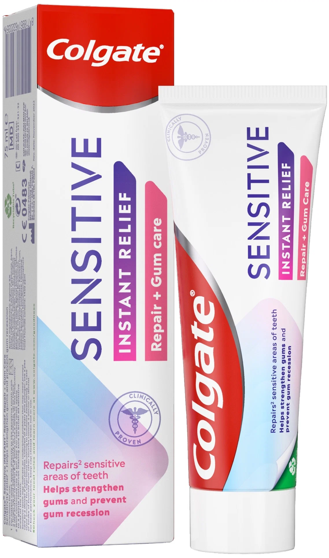 Instant Relief Repair & Prevent Gum Care Tannkrem 75ml