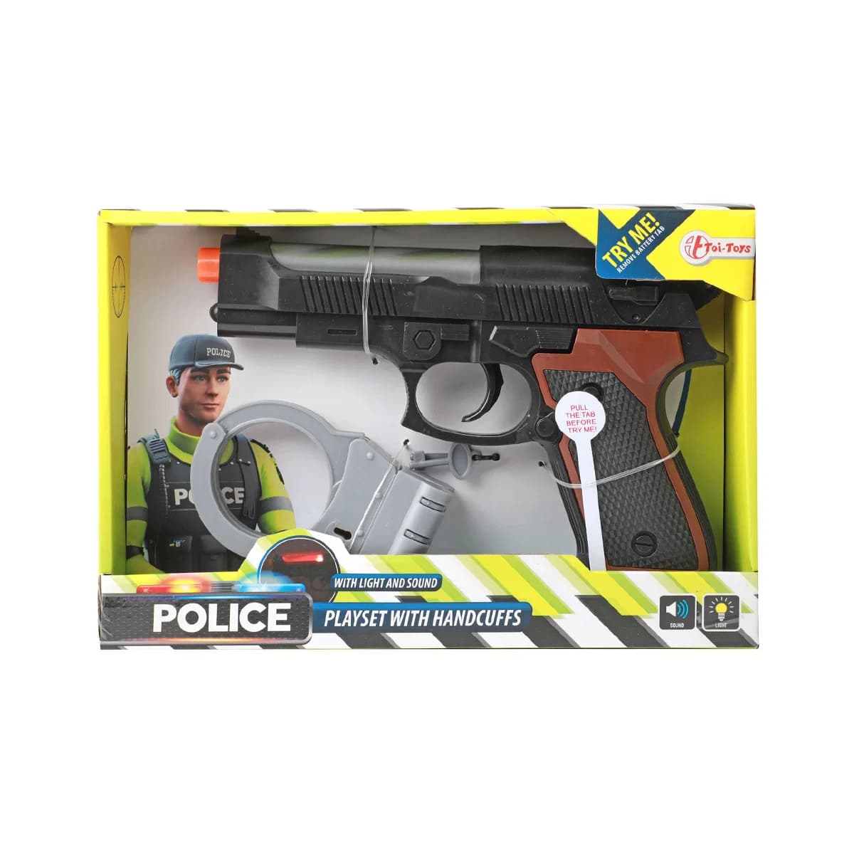 Gun and Handcuffs
