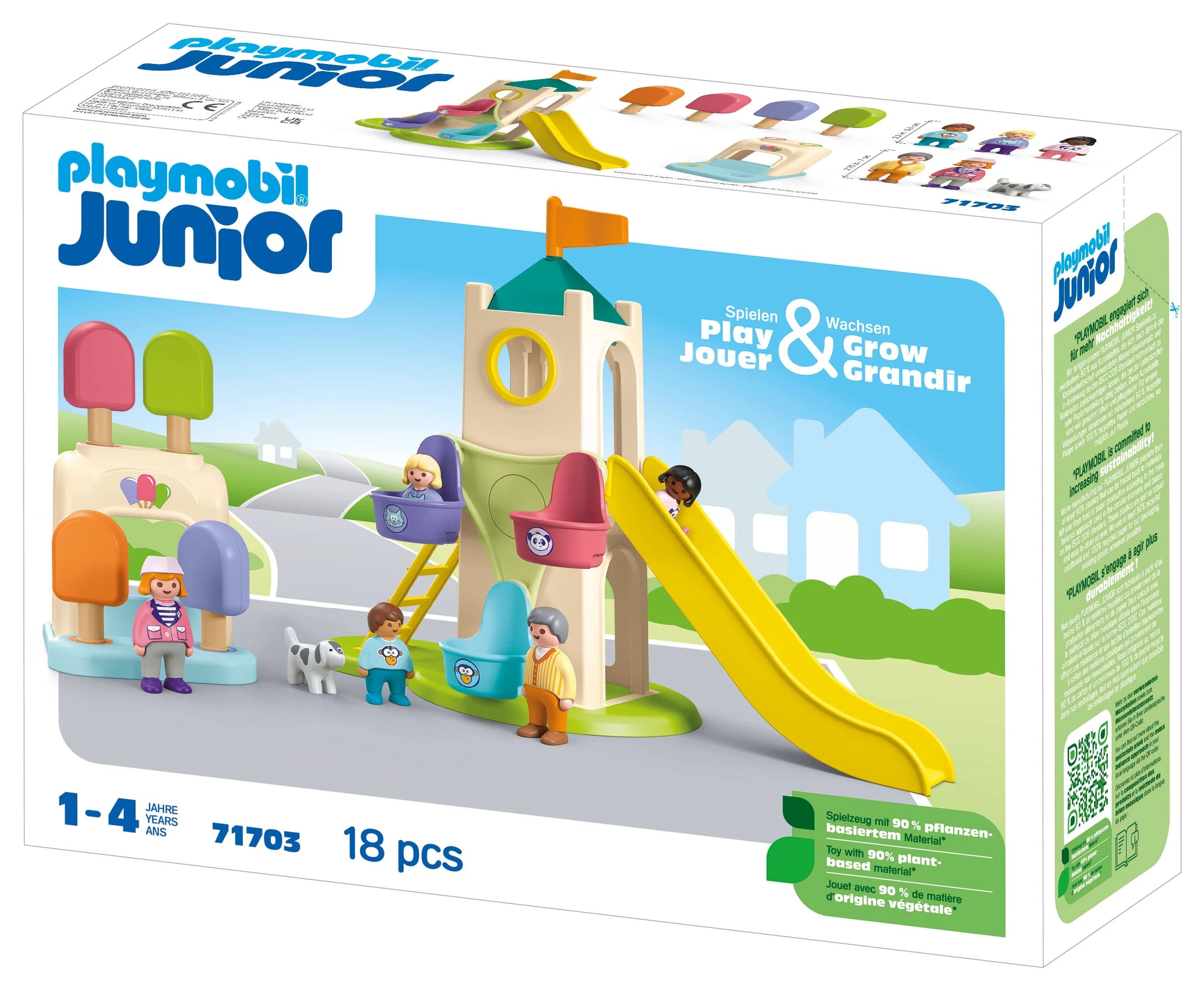 Junior kastali með íssölubás