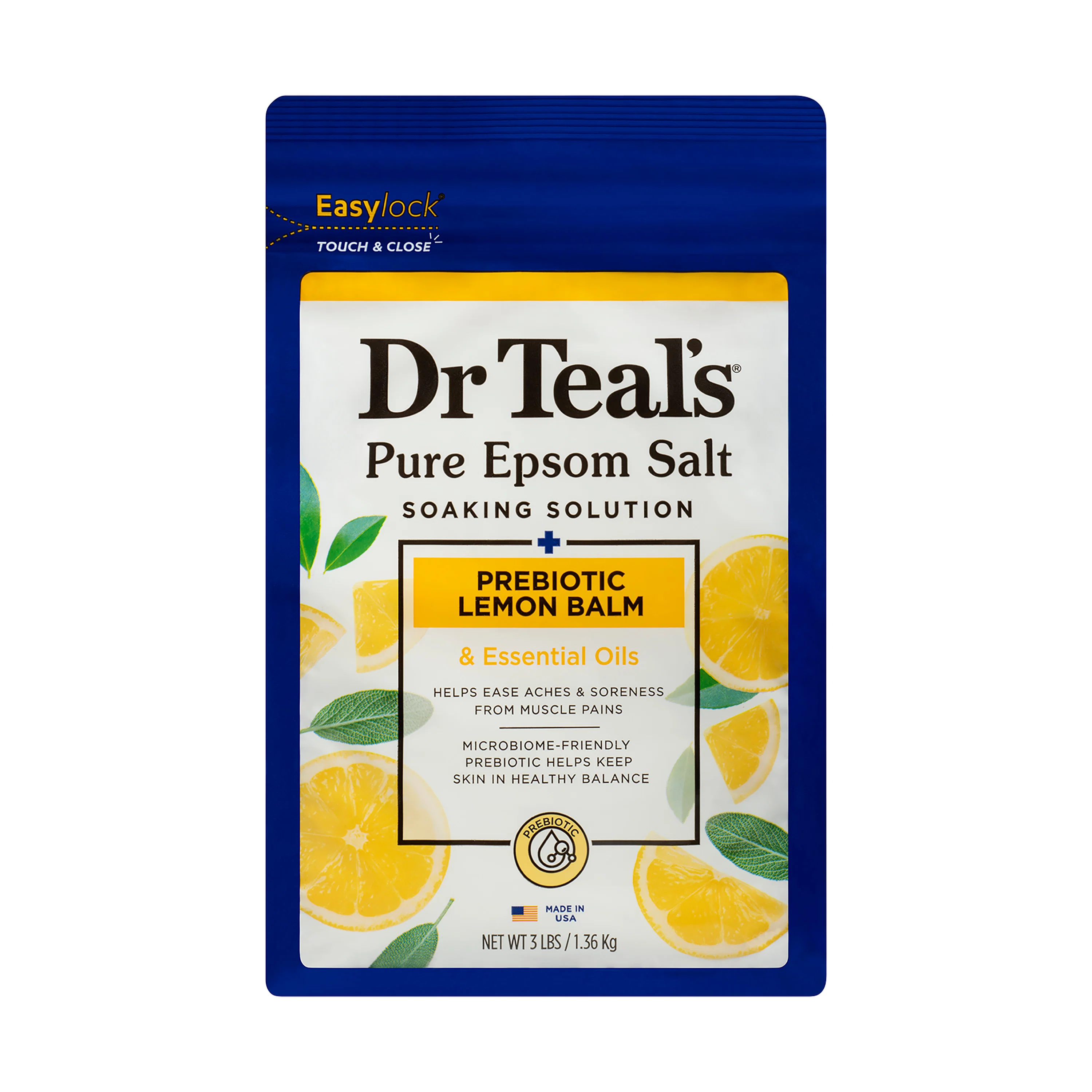 Prebiotic Lemon Balm & Sage Salts 1.36kg