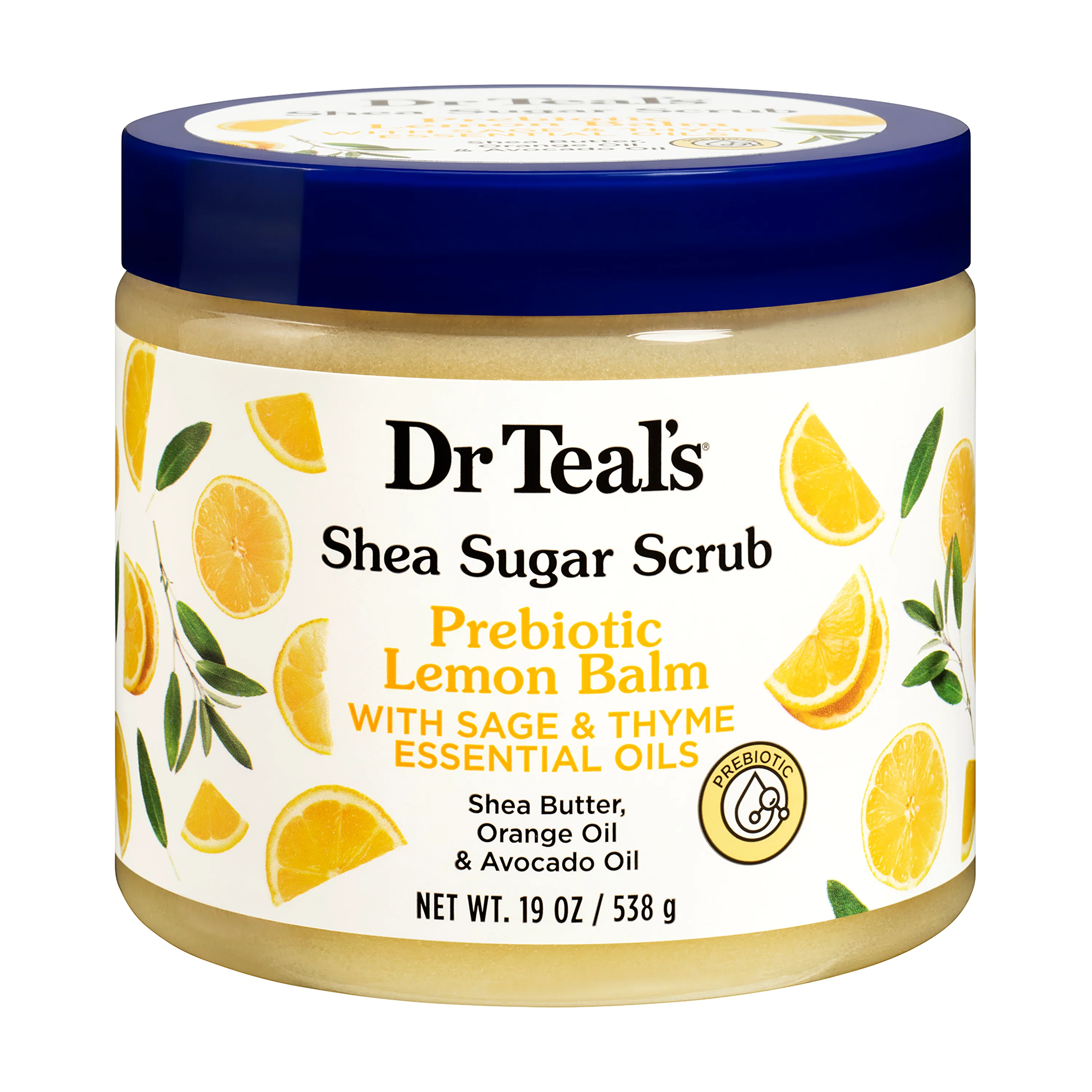 Prebiotic Lemon Balm & Sage Body Scrub 538g