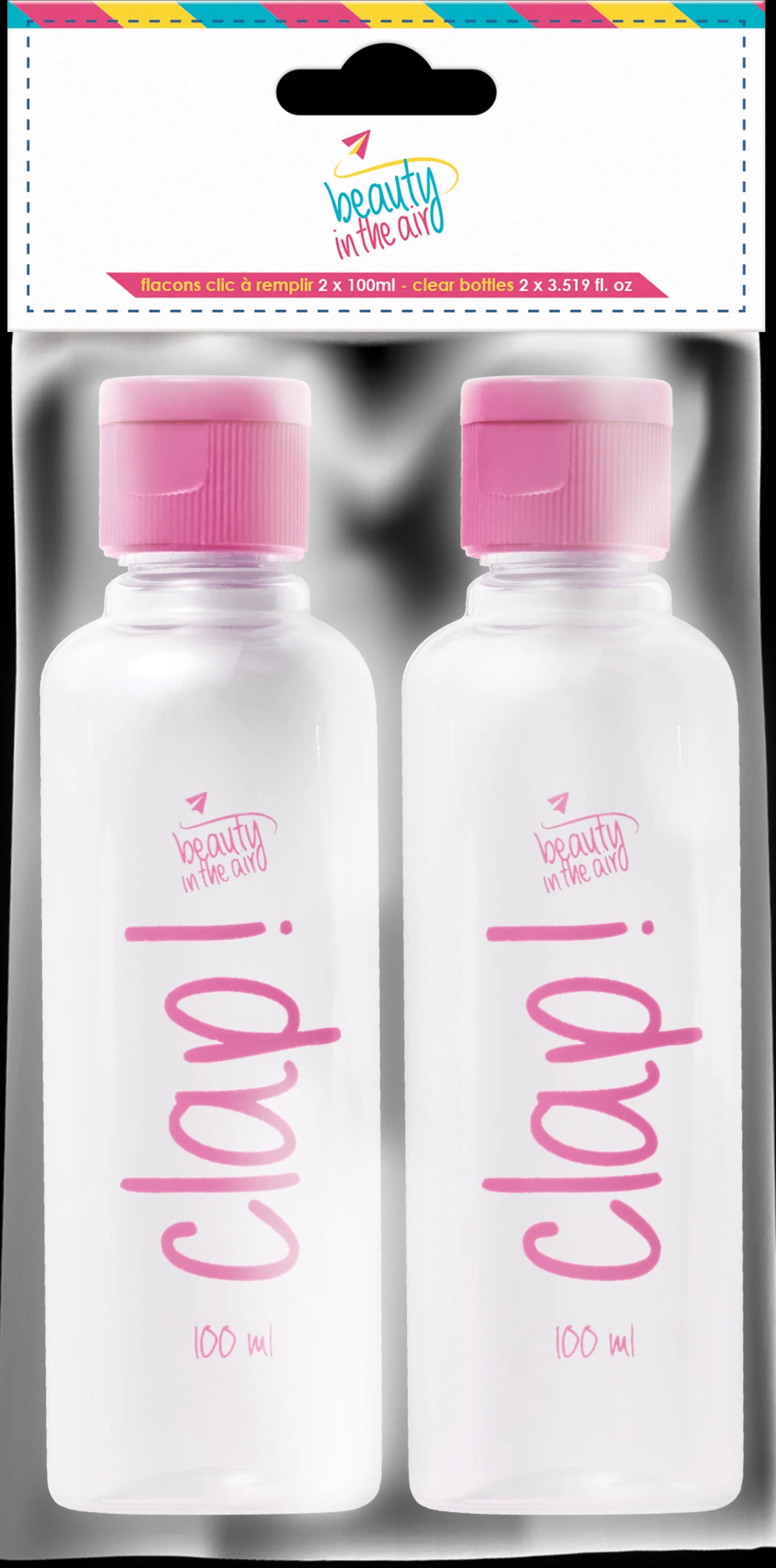 Flöskur til áfyllingar 2x 100ml