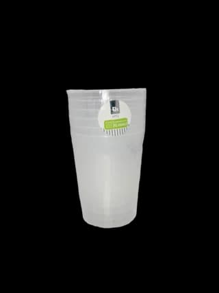 Plastglös 500ml 6stk