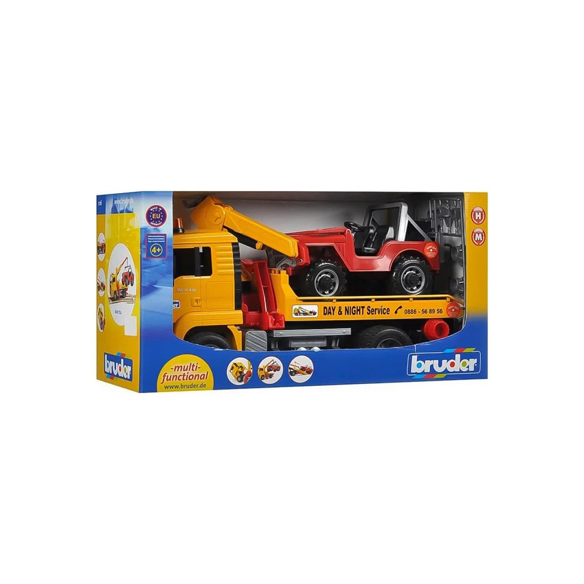 MAN TGA Tow Truck with Cross Country Vehicle