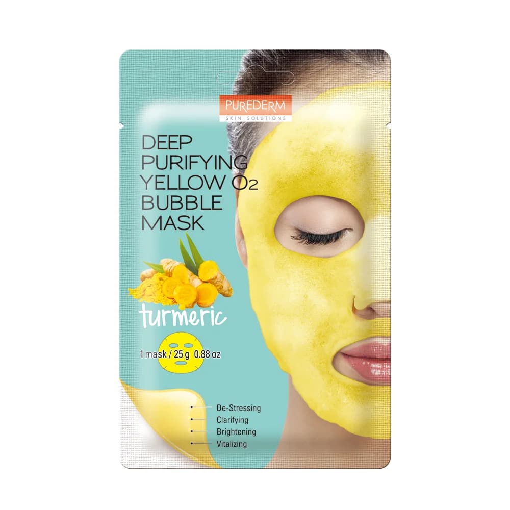 Deep Purifying Yellow O2 Bubble Mask Turmeric