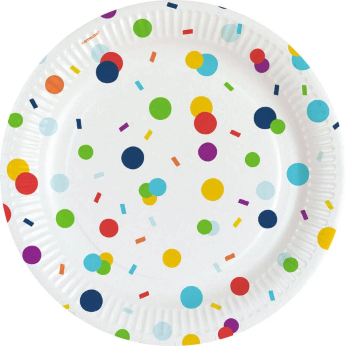 Matardiskar, Confetti, 8 stk