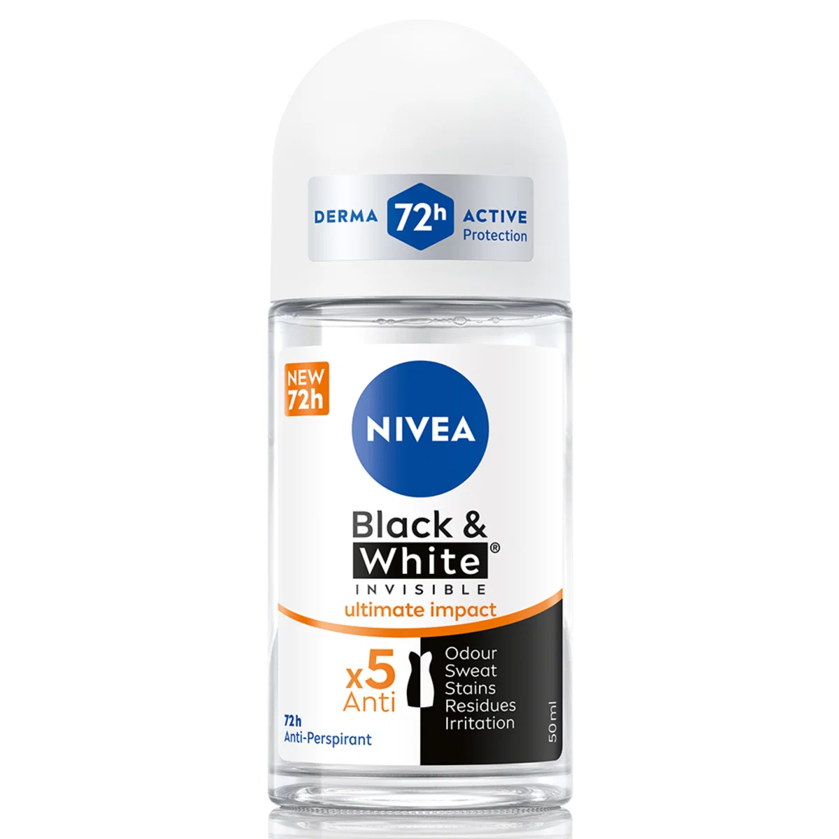 Black&White Invisible Ultimate Deo Rollon 72h
