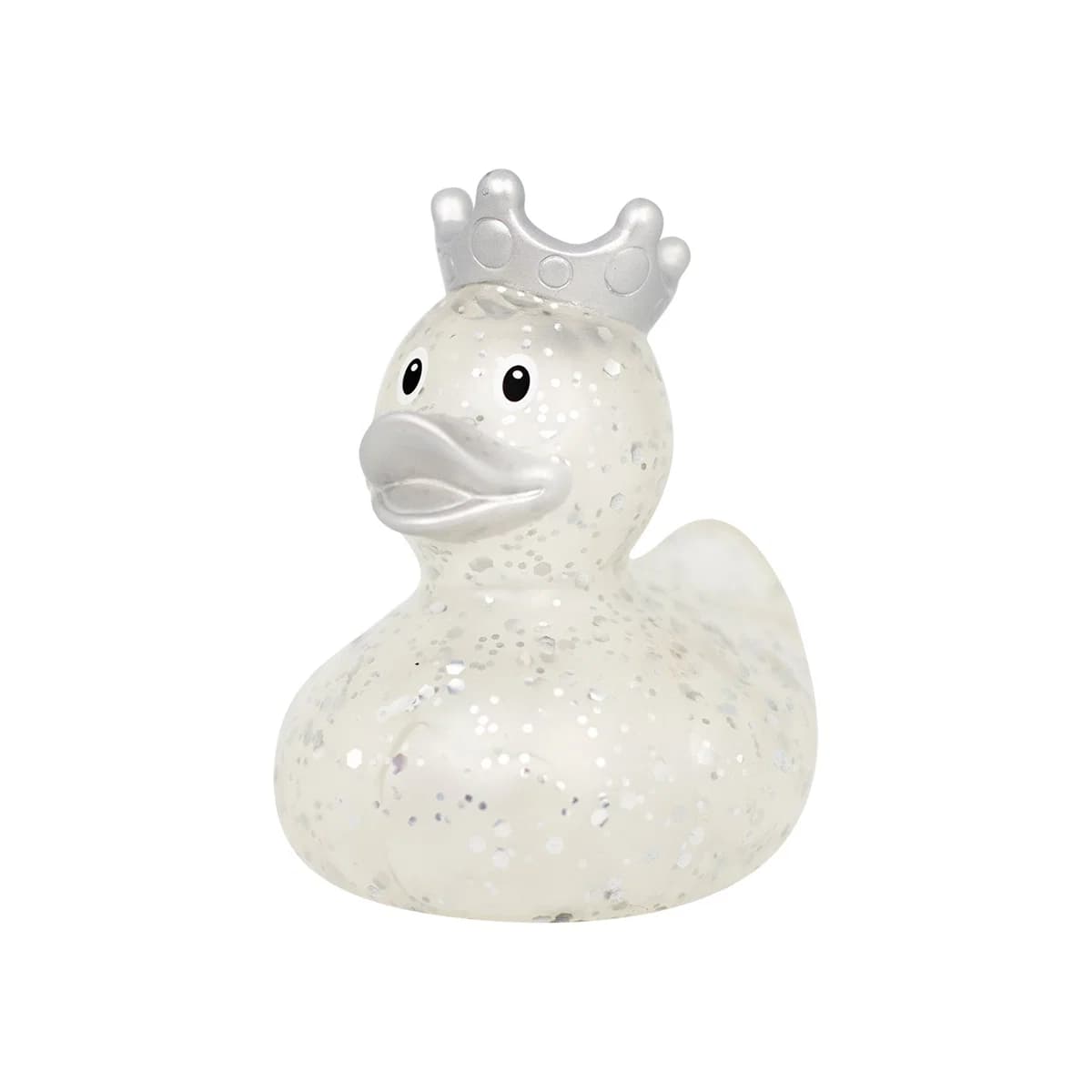Silver Glitter Duck
