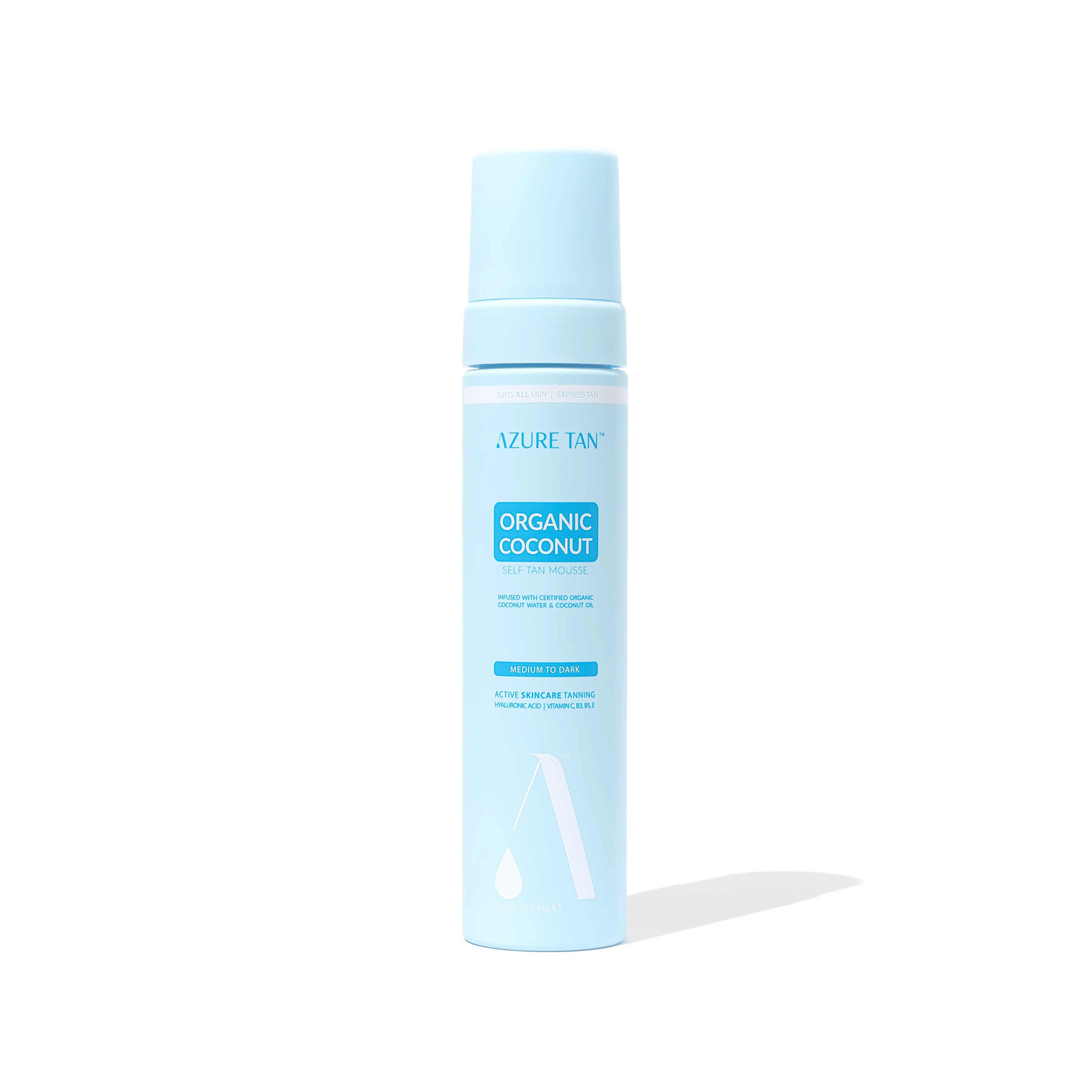 Self Tan Mousse Organic Coconut 200ml
