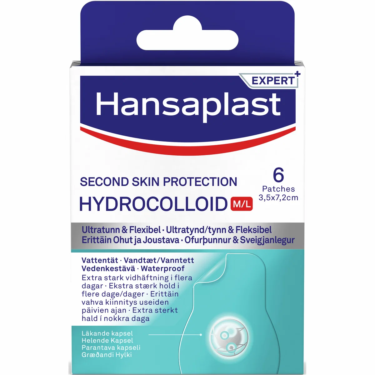 Hydrocolloid Second Skin M/L