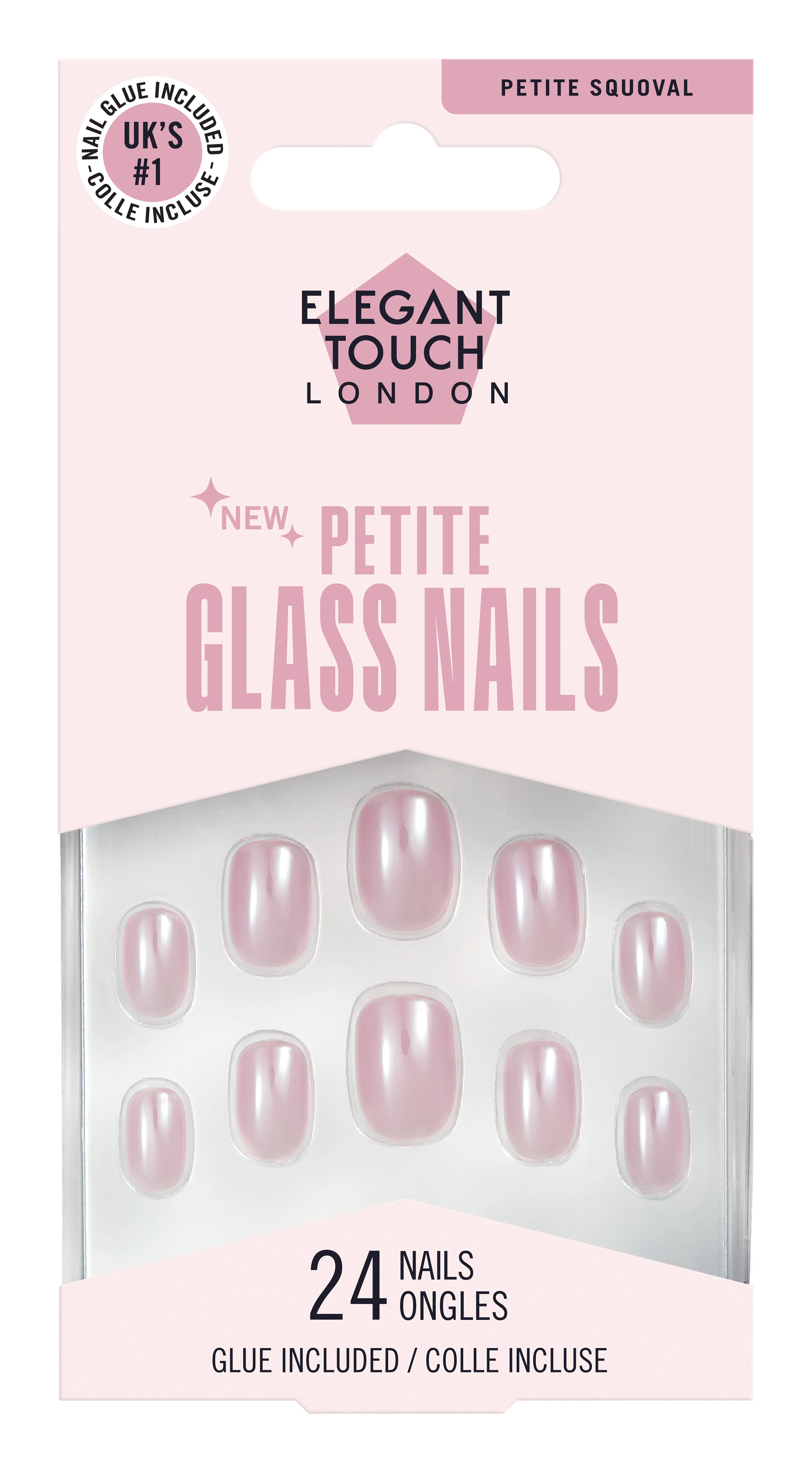 Petite Glass Nails SugarSnow
