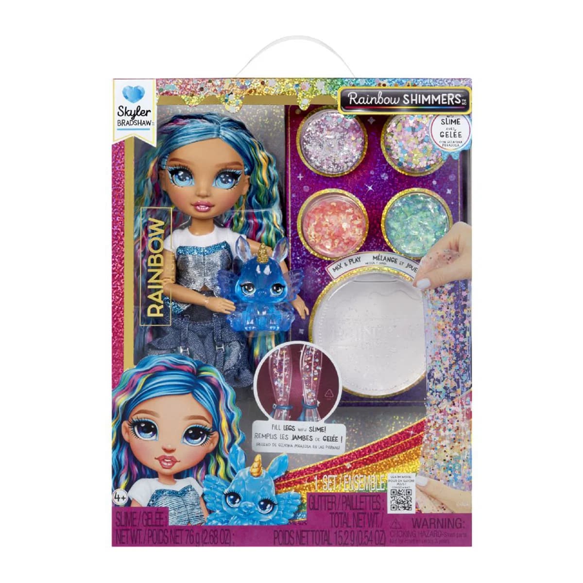Rainbow Shimmers Slime Fashion Skyler
