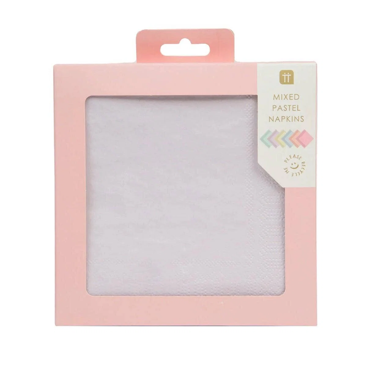 We Heart Pink - pastel mix servíettur 20 stk
