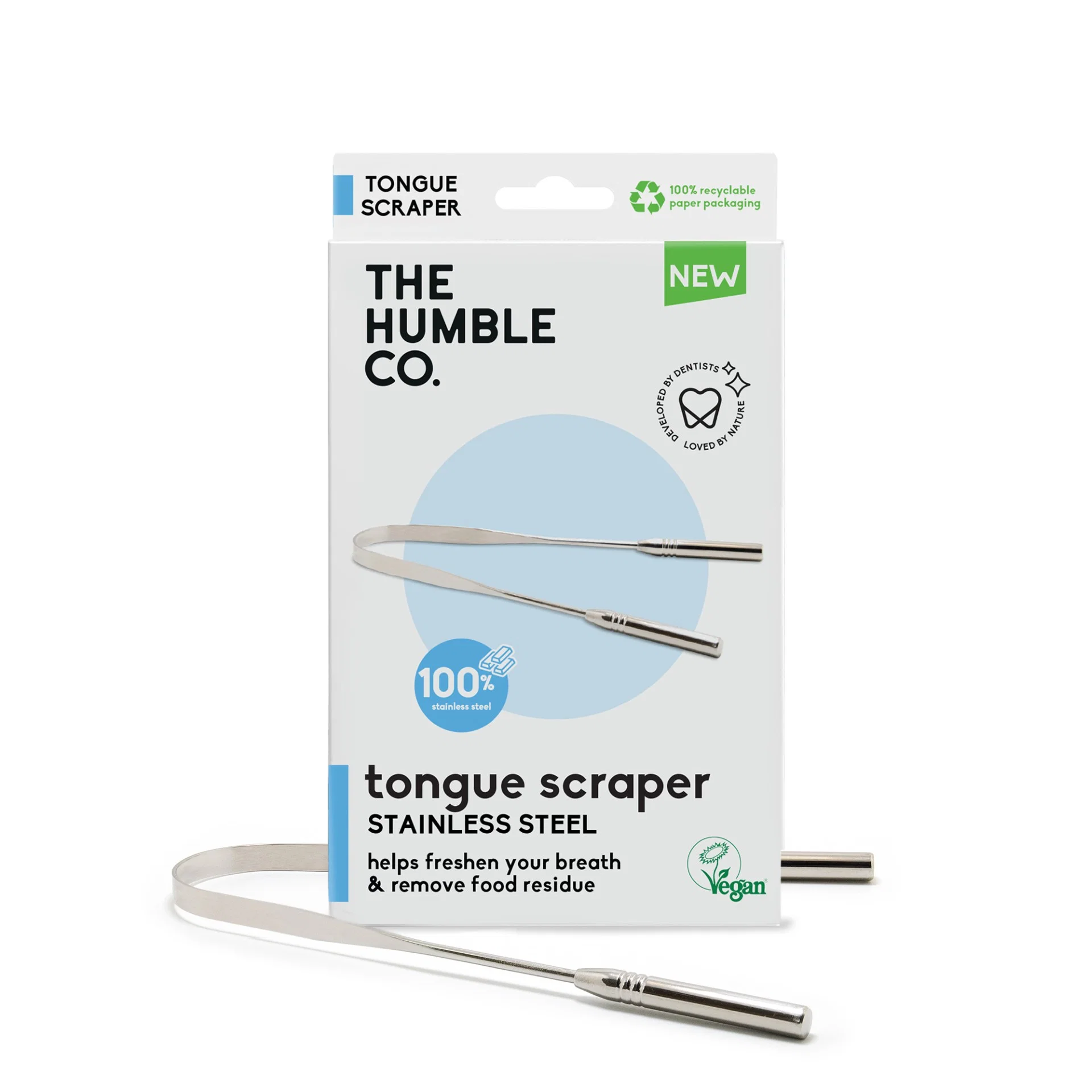 Stainless Steel Tounge Scraper