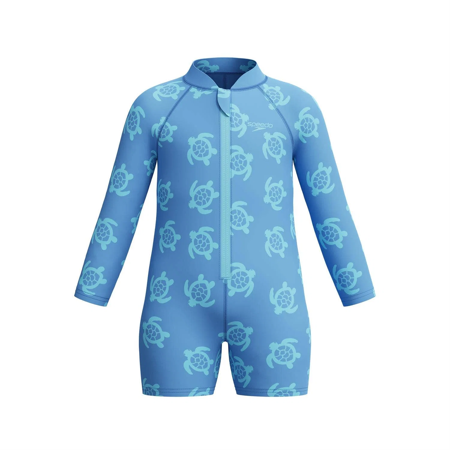 Long Sleeve Sundbolur Blár