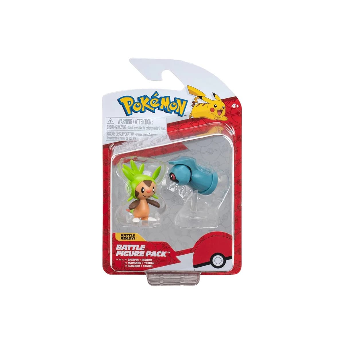 Battle Figure Chespin & Beldum