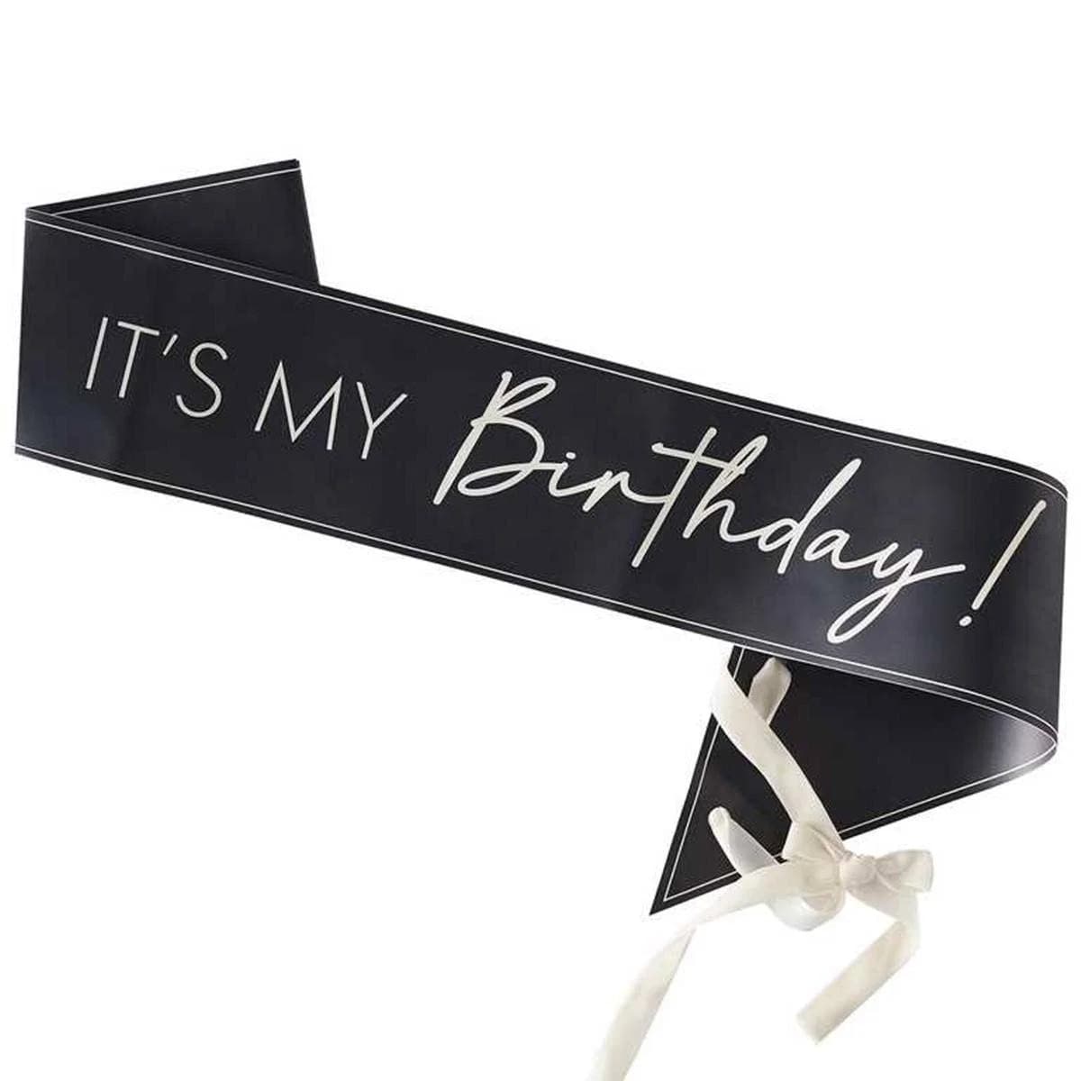 Champagne Noir - "It´s my birthday" borði