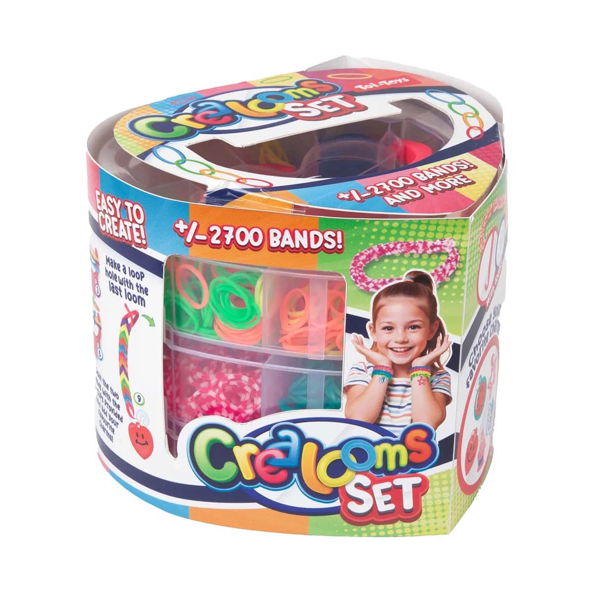 Loom Band Heart Box 2700 pieces