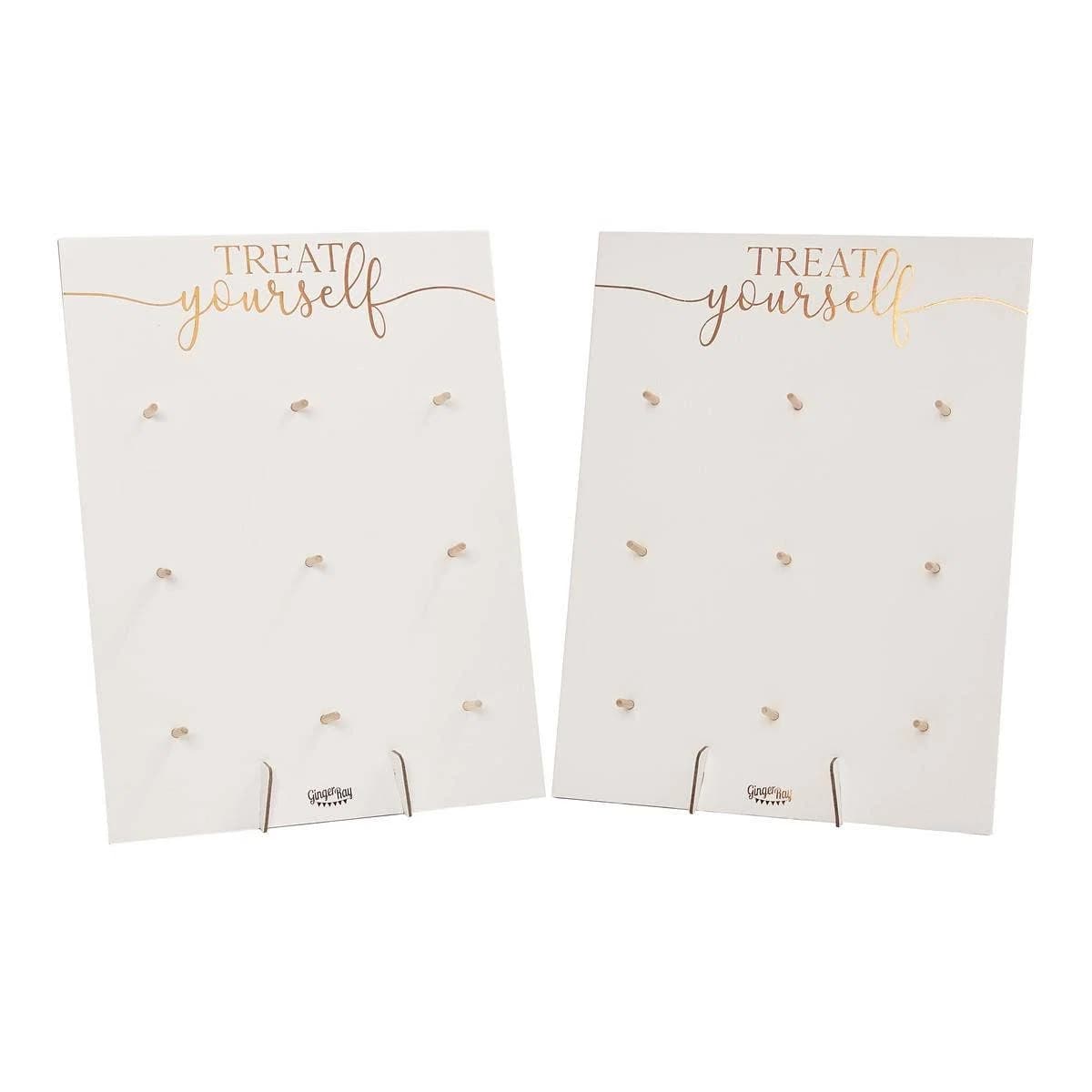 Botanical Wedding - rose gold donut veggir 2stk