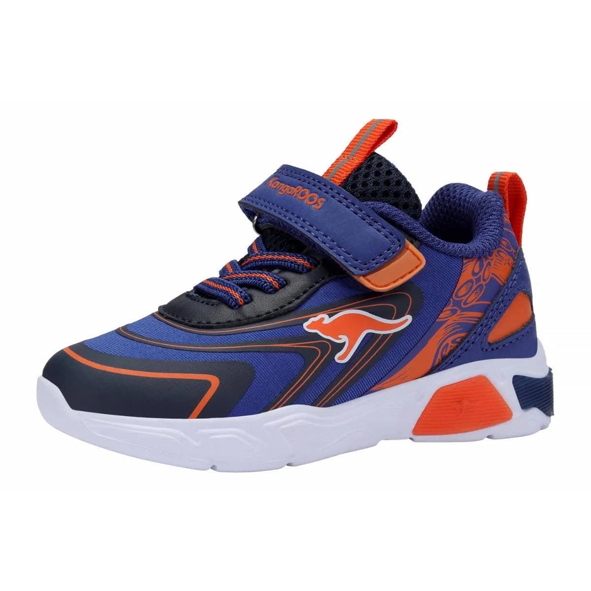 K-SLB Reef EV Strigaskór með ljósum Navy/Flame