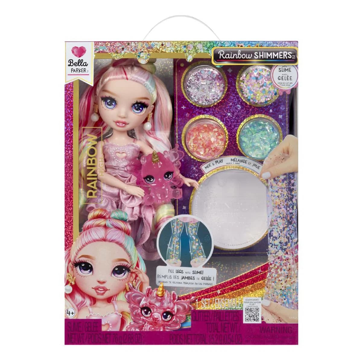 Rainbow Shimmers Slime Fashion Bella