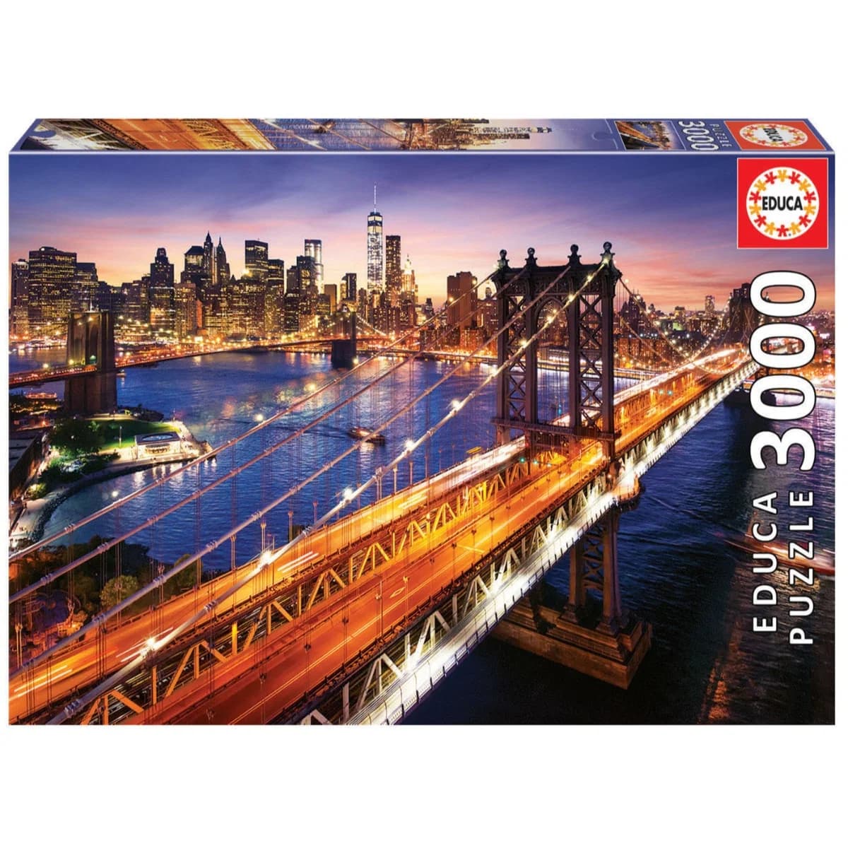 Manhattan í ljósaskiptunum 3000 bitar
