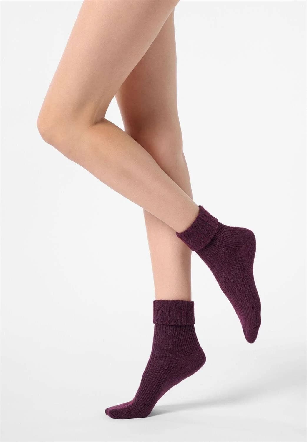SOCKS HILDA Plum 3