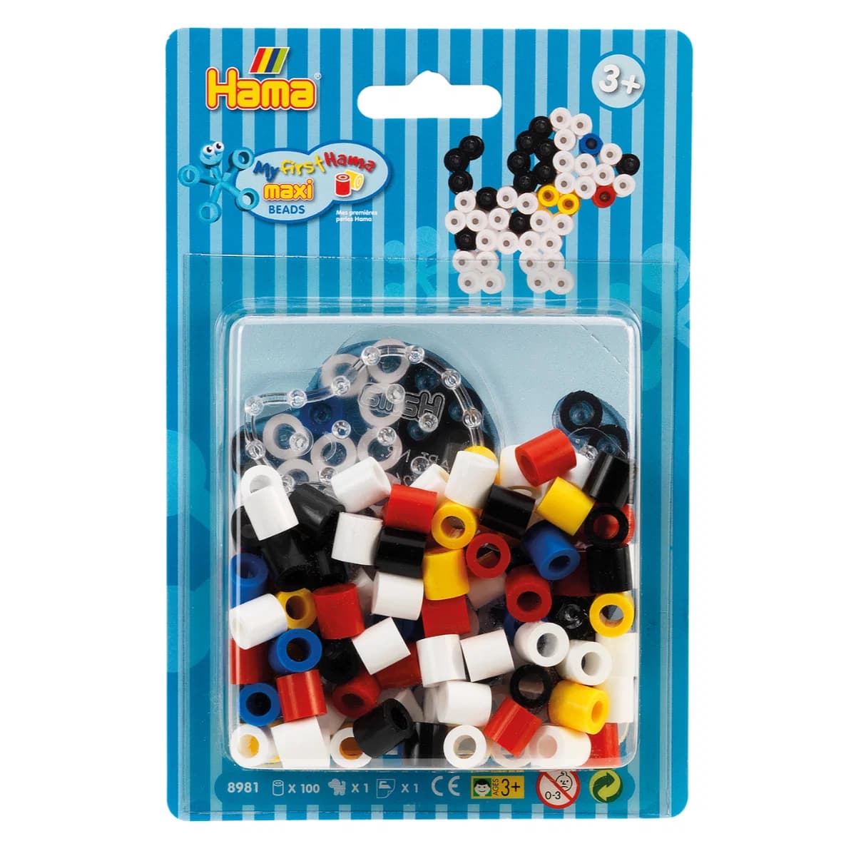 Perlur 100stk maxi hundur