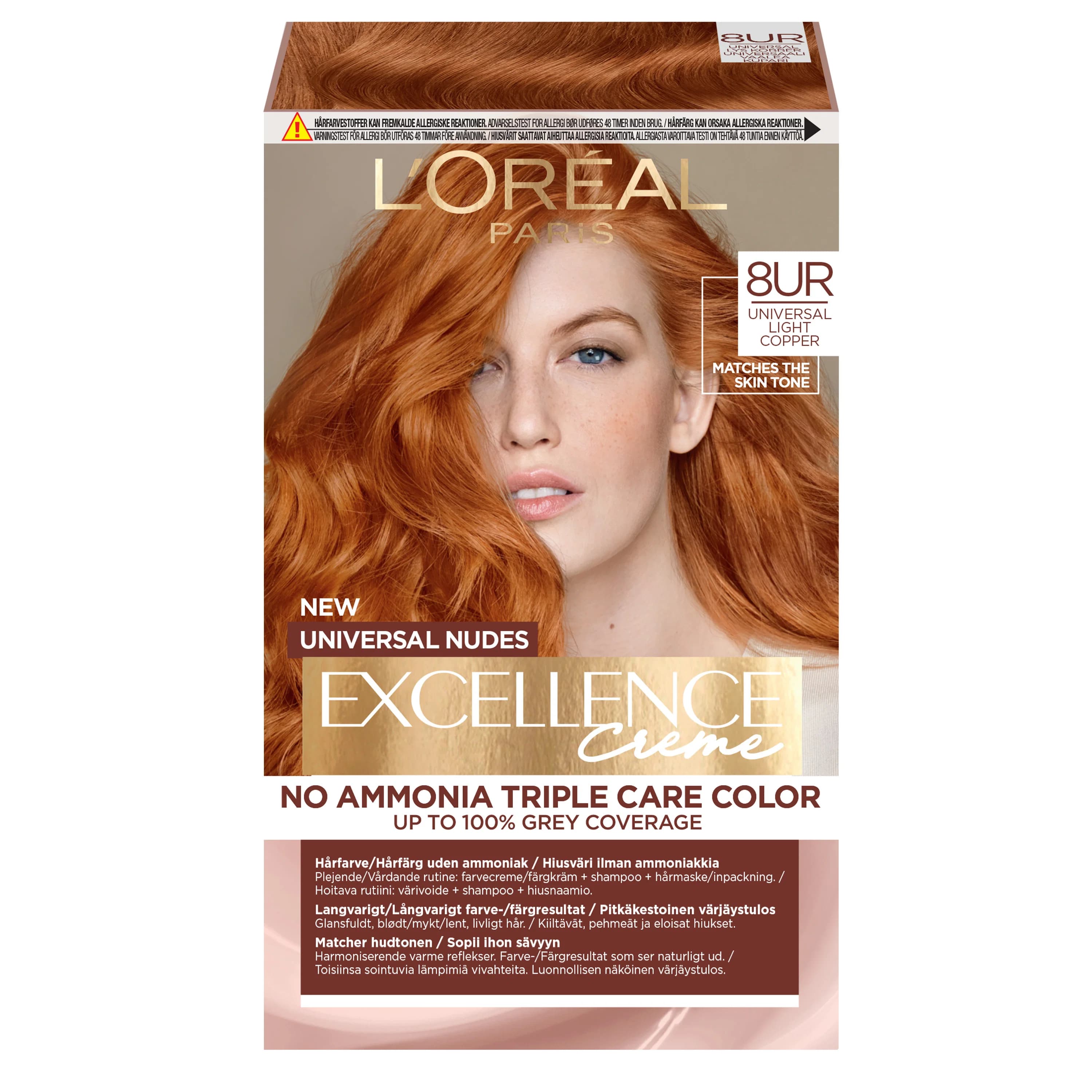 Excellence Universal Nudes 8UC Light Copper