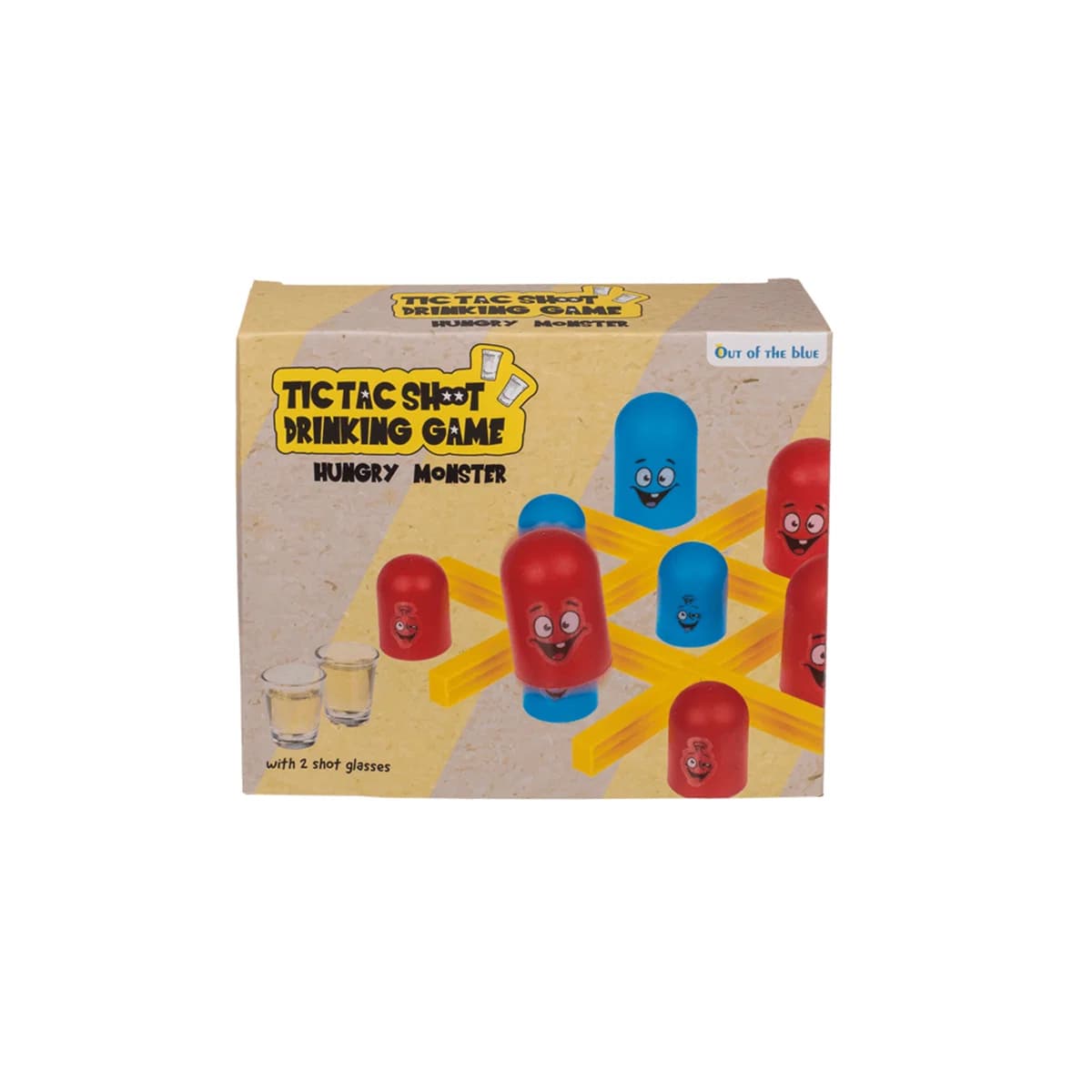 Tic-Tac-Toe Hungry Monster Drinking Game