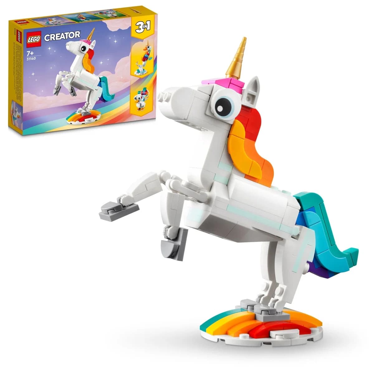 CREATOR 3-in-1 Töfrandi einhyrningur