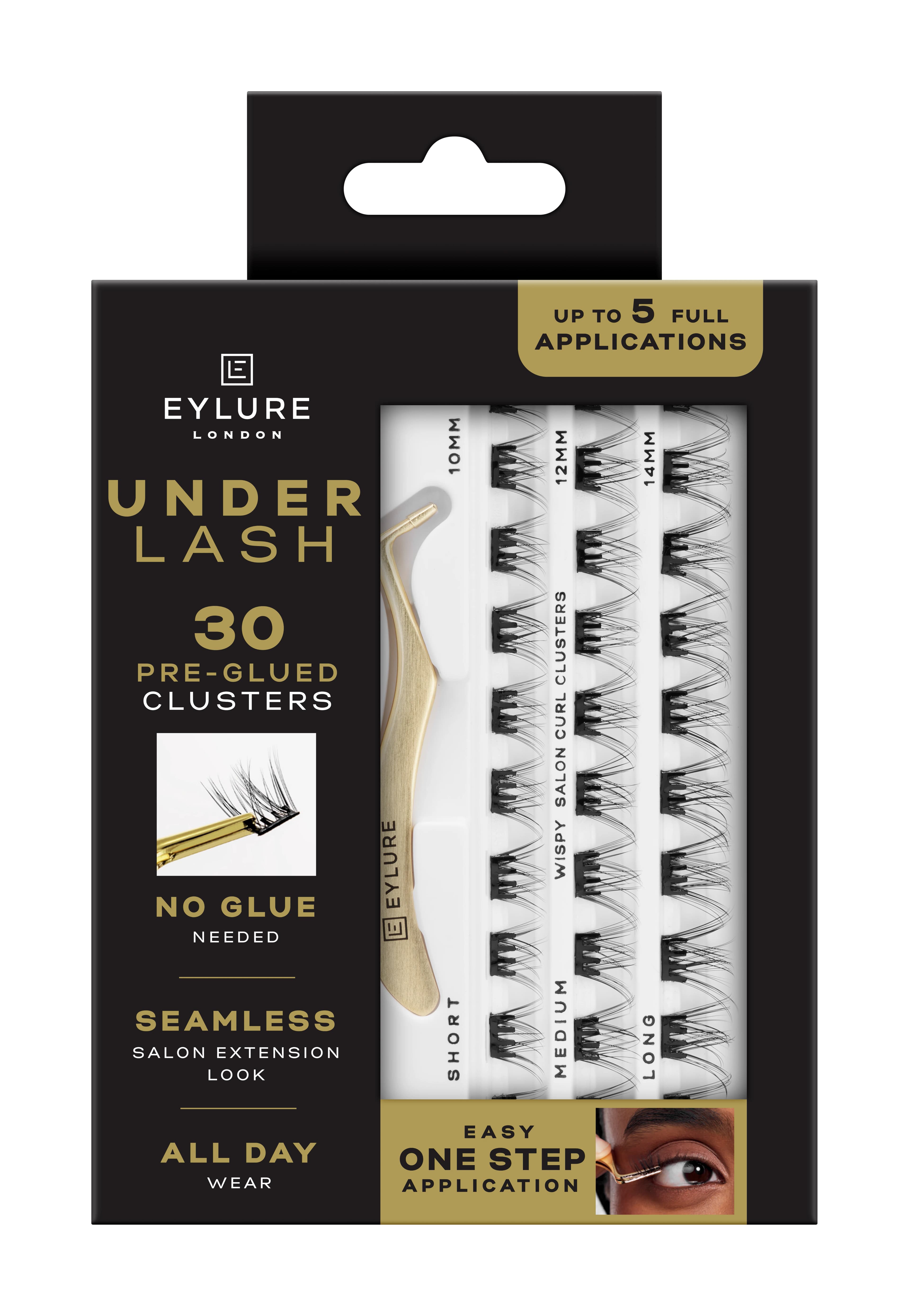 Eyelure Underlash Pre-Glued Wispy Salon Curl Clusters