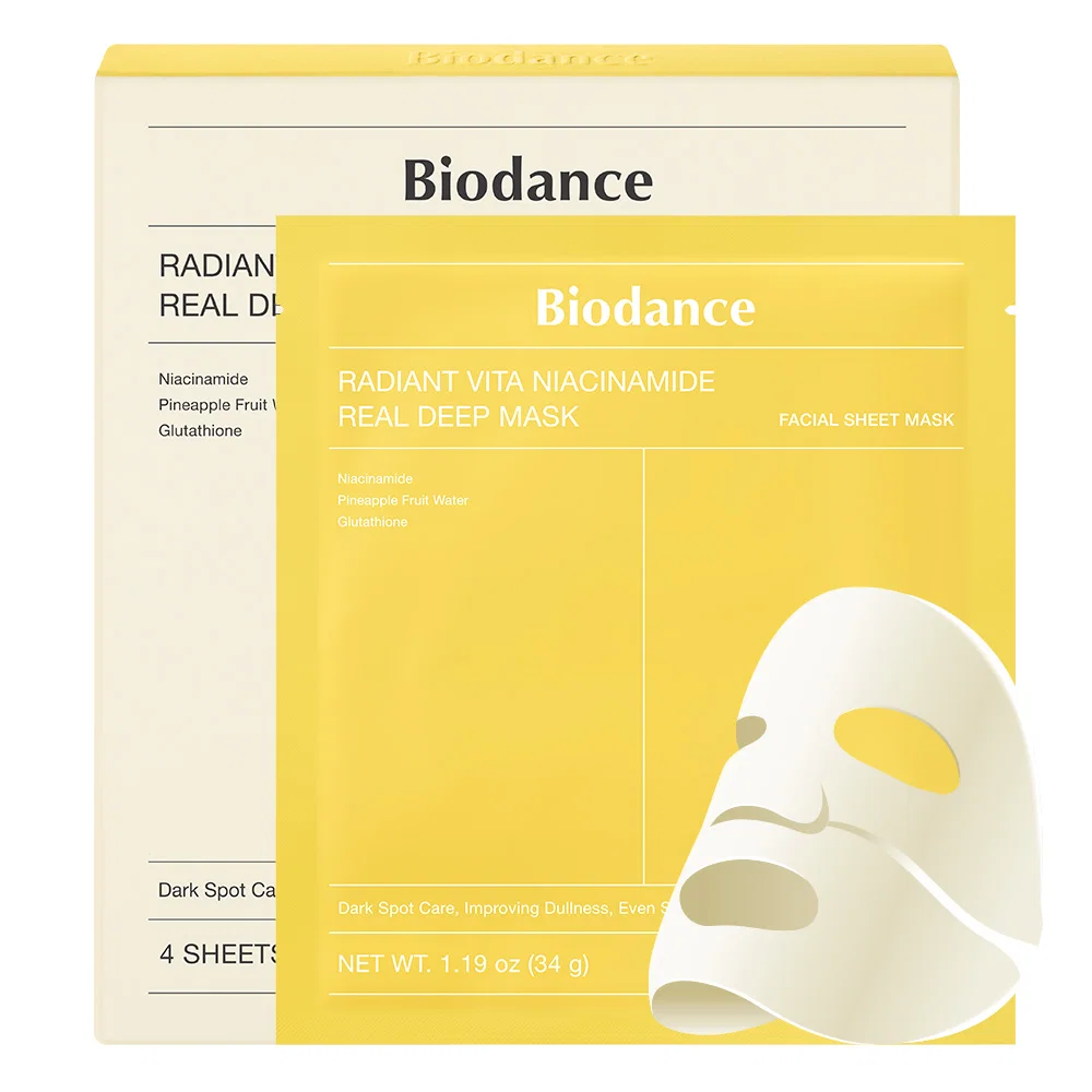 Radiant Vita Niacinamide Real Deep Mask 4pk