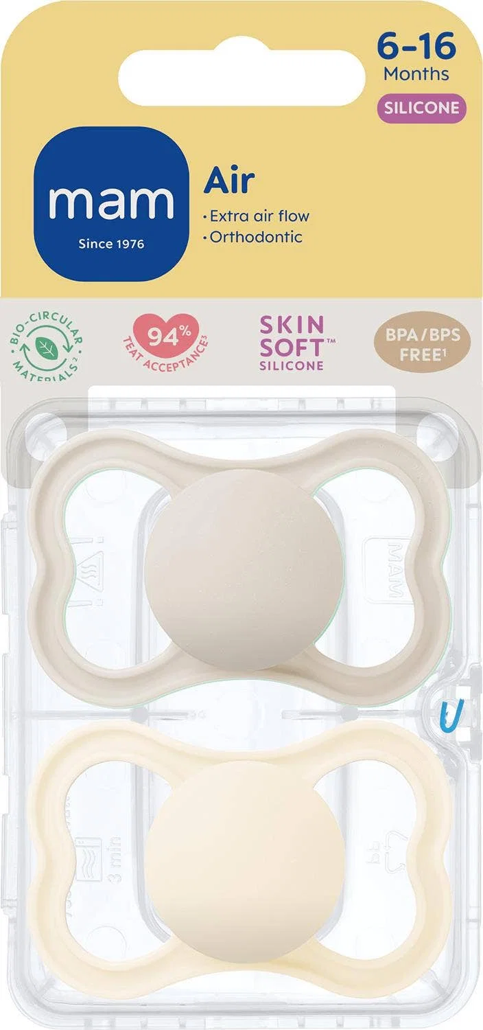 Snuð Air Silicone Neutral 2stk