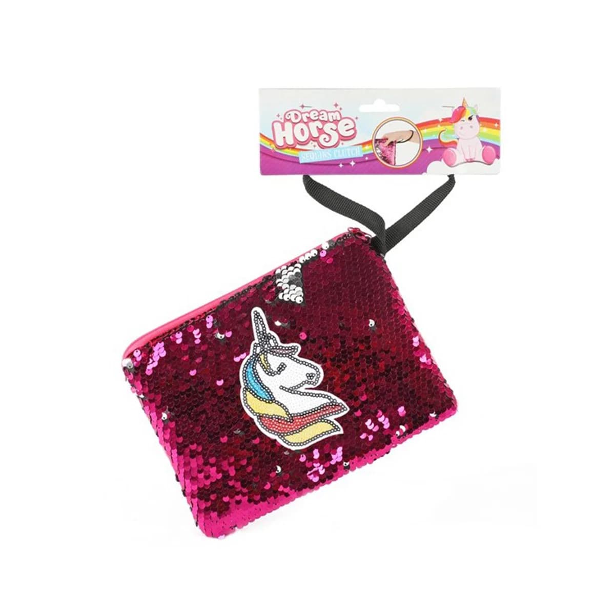 Wrist Bag with Sequins