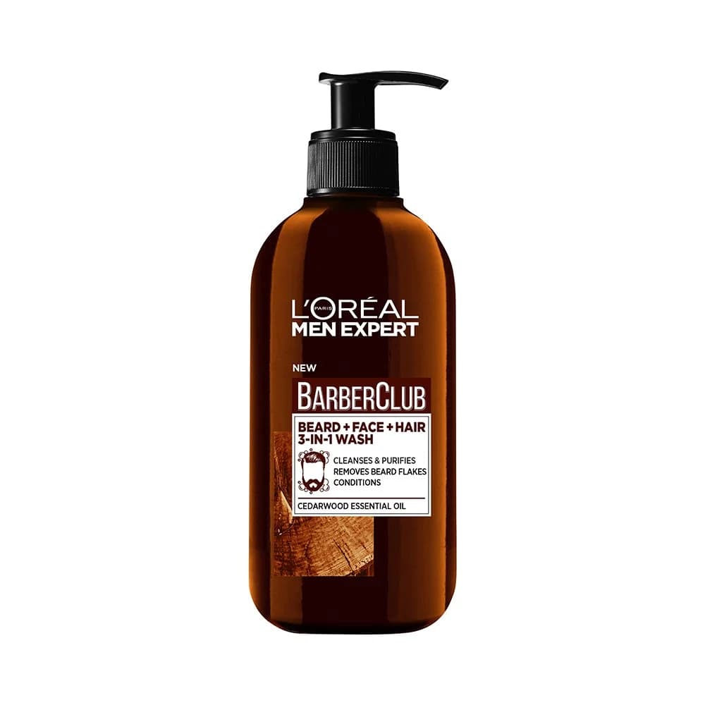 Men Expert Barber Club Face & Beard Wash 200 ml