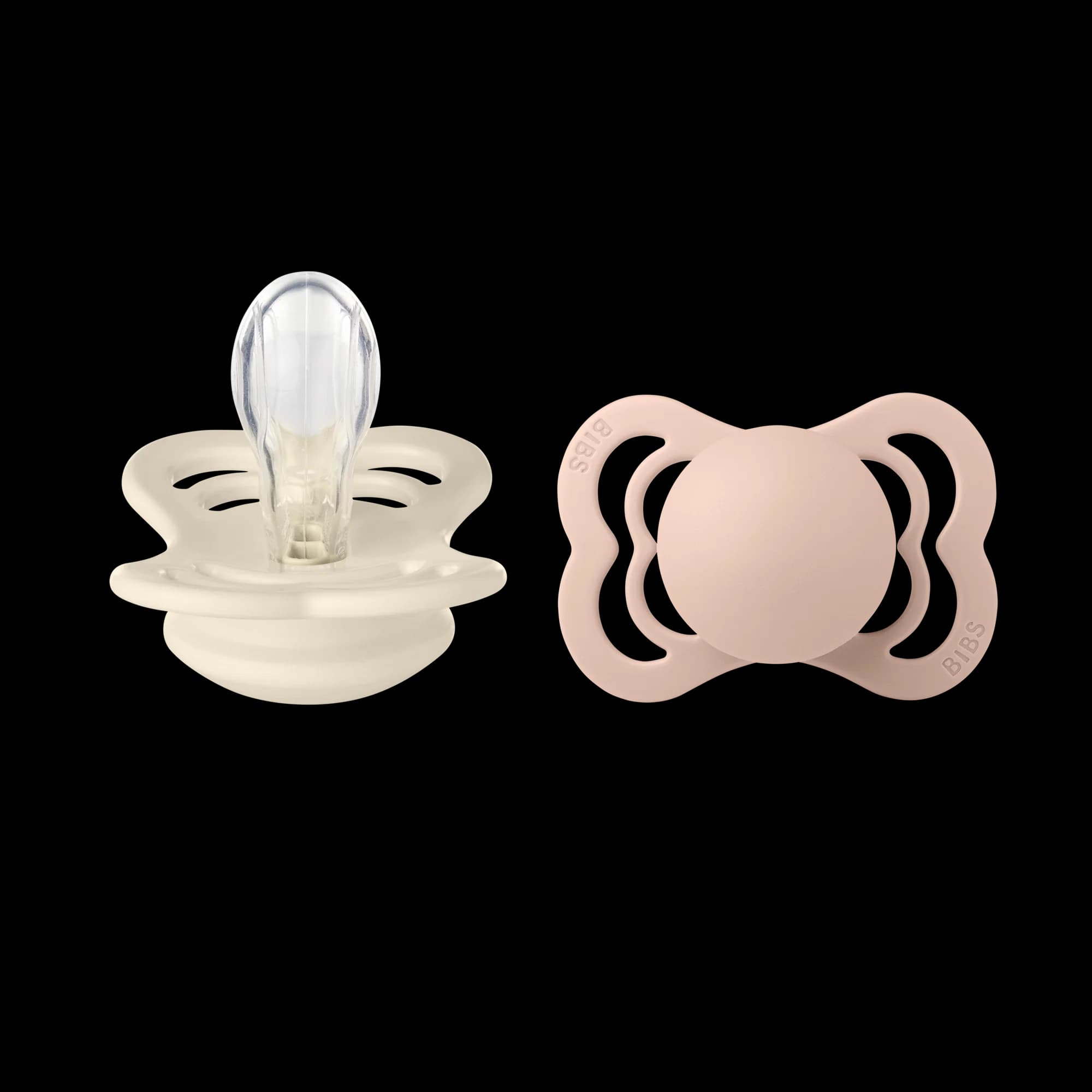 Snuð Supreme Ivory/Blush Silicon size 1