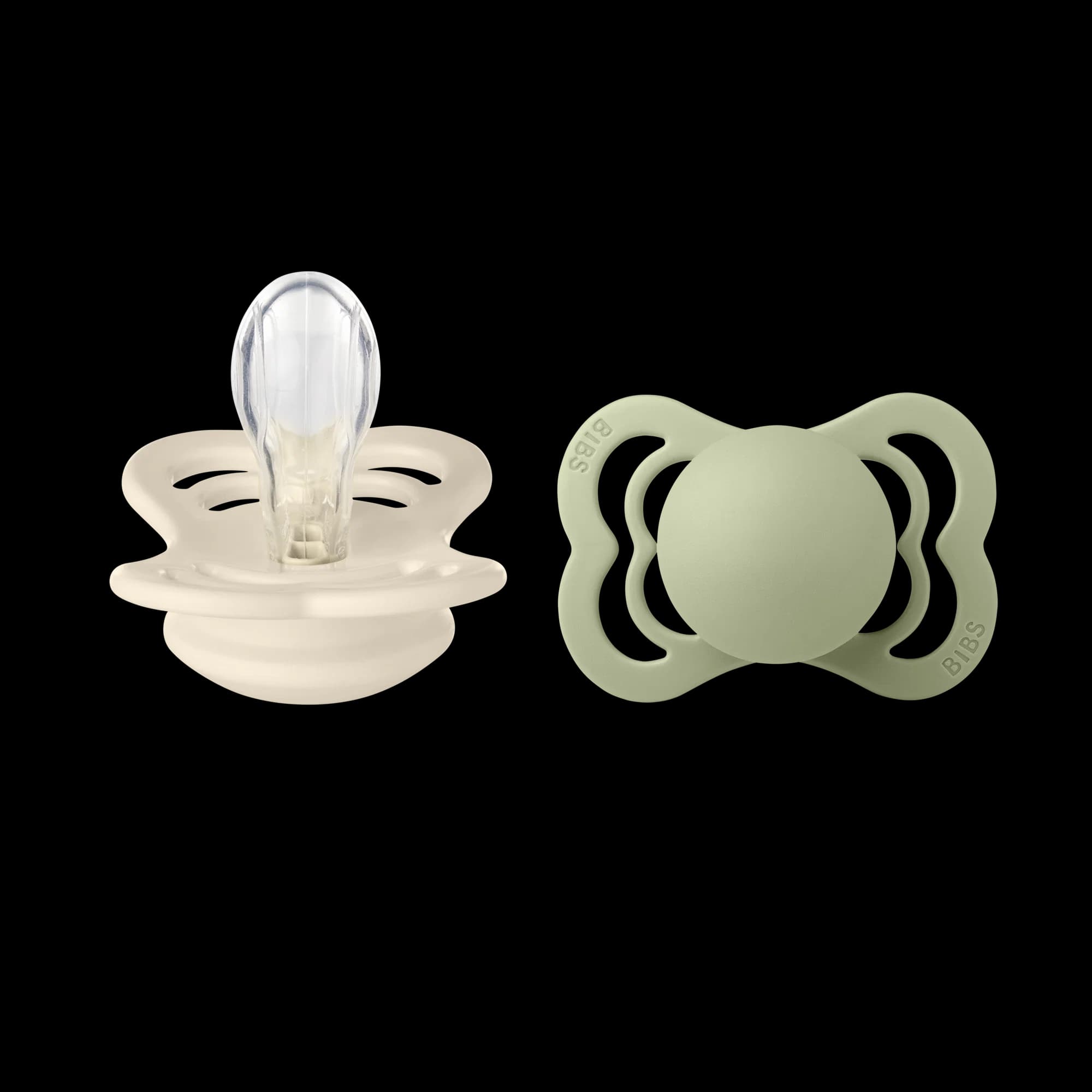 Snuð Supreme Ivory/Sage Silicon size 1