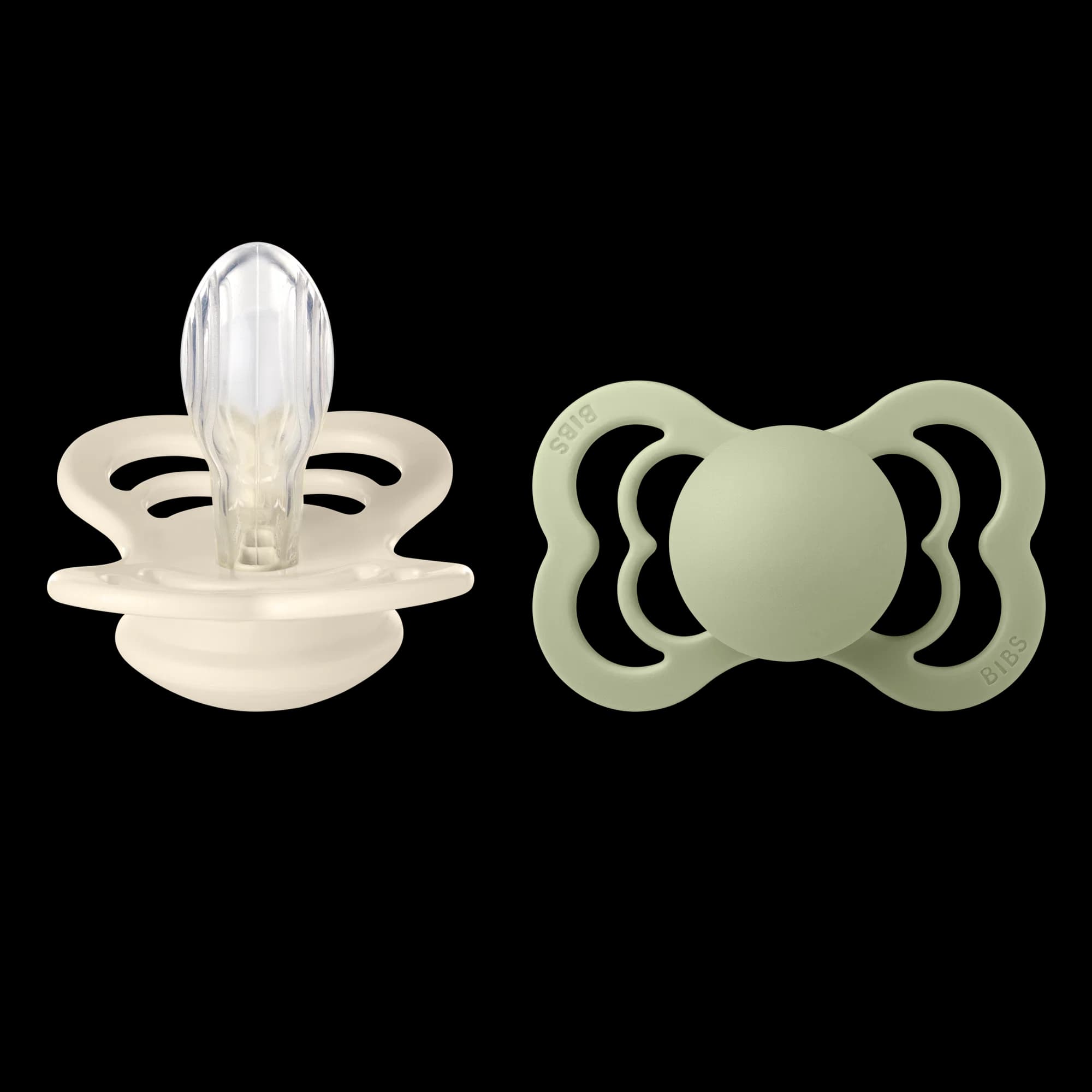 Snuð Supreme Ivory/Sage Silicon size 2