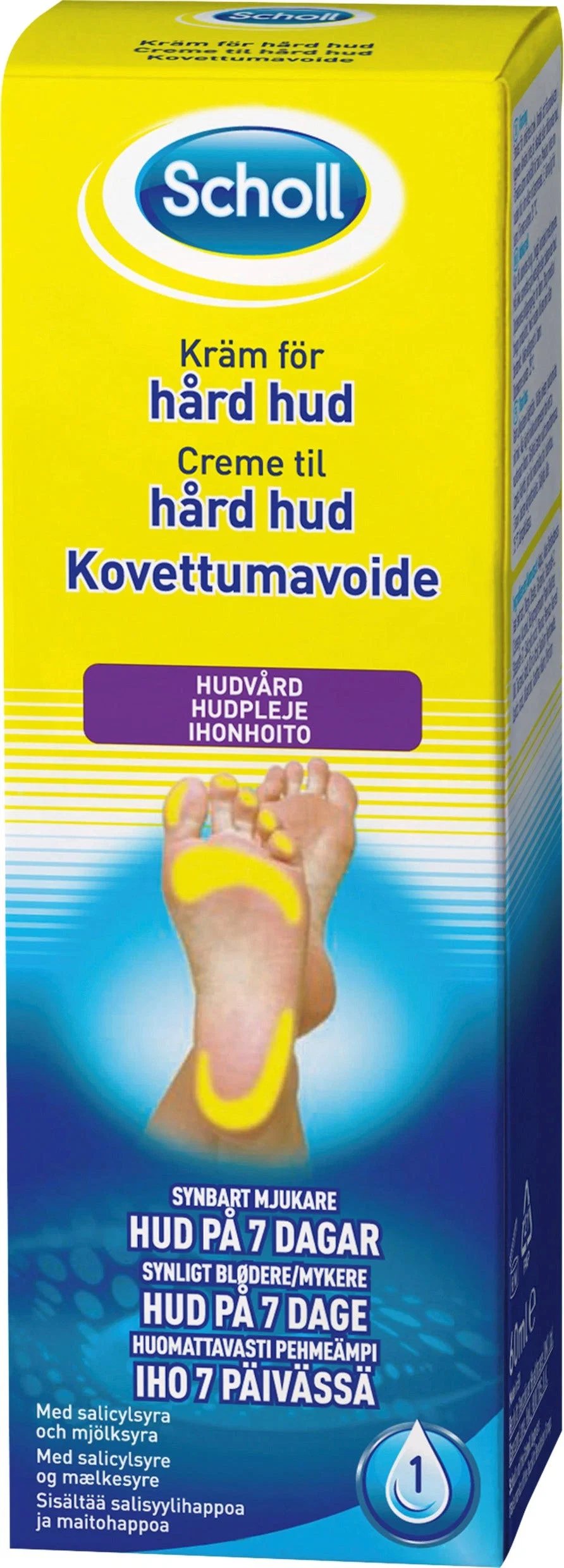 Fótakrem f harða húð