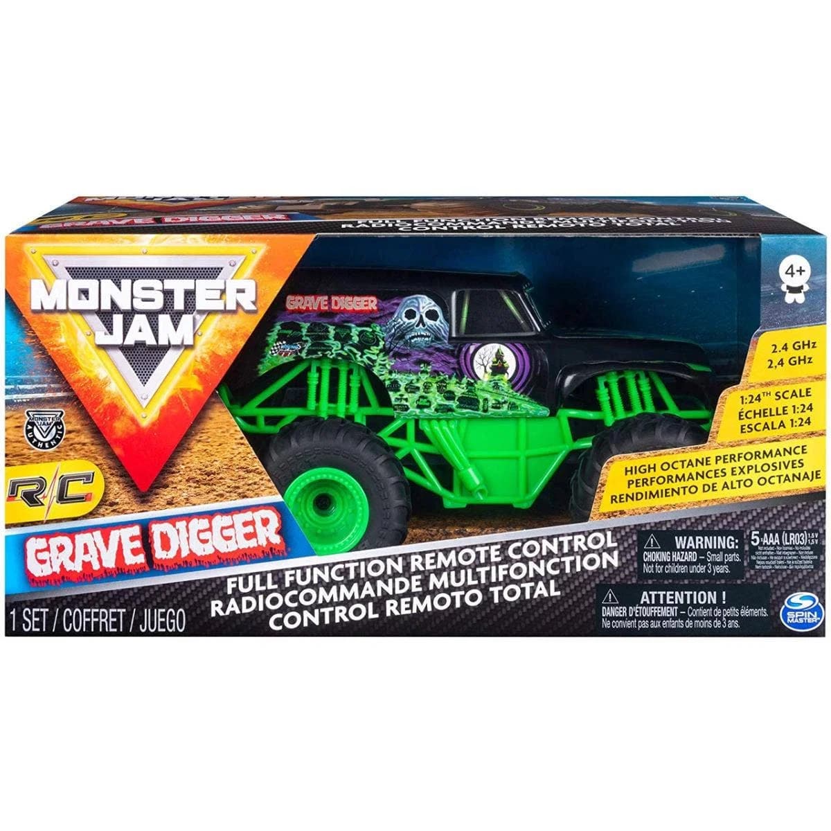 Gravedigger fjarstýrður bíll