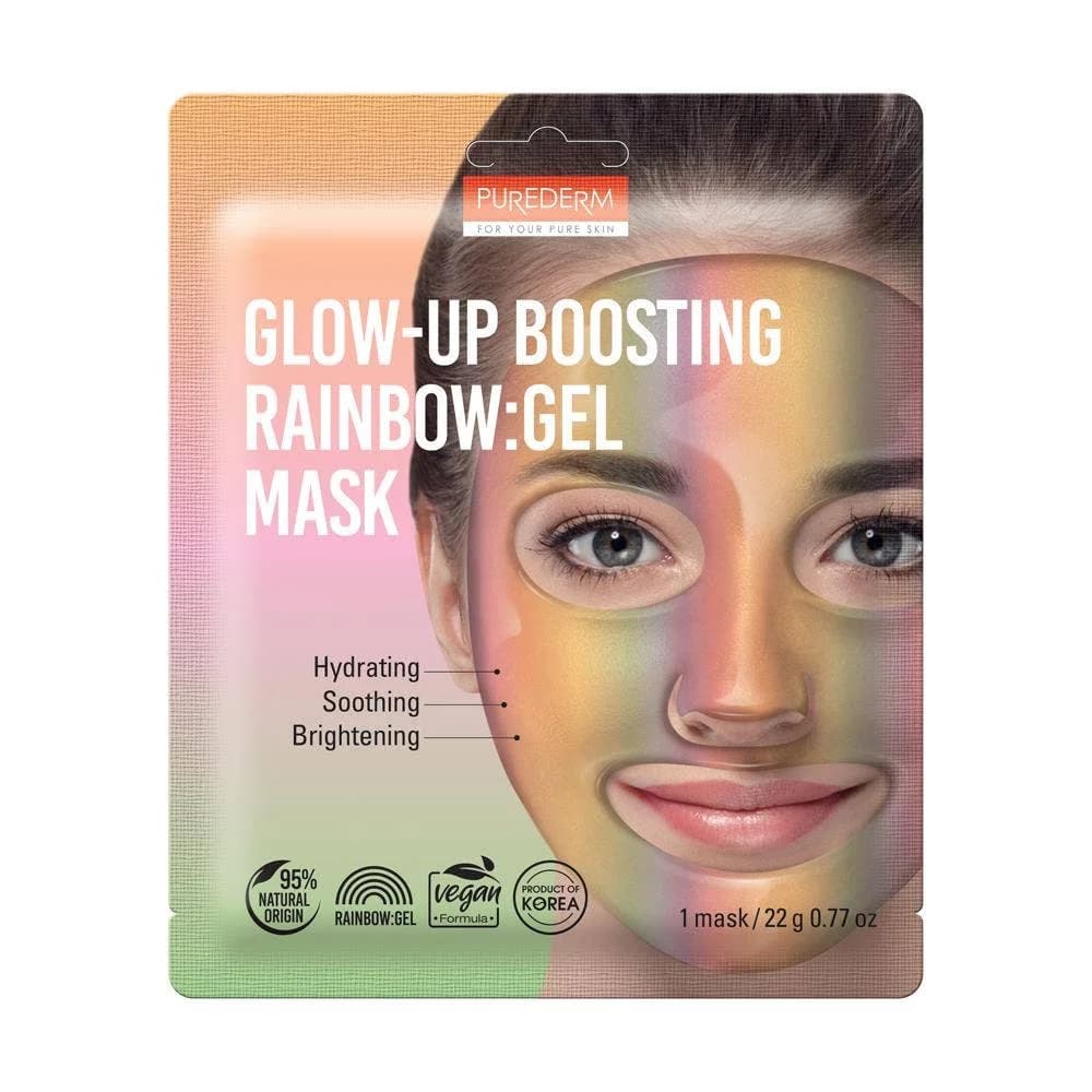 Glow-Up Boosting Rainbow Gel Mask