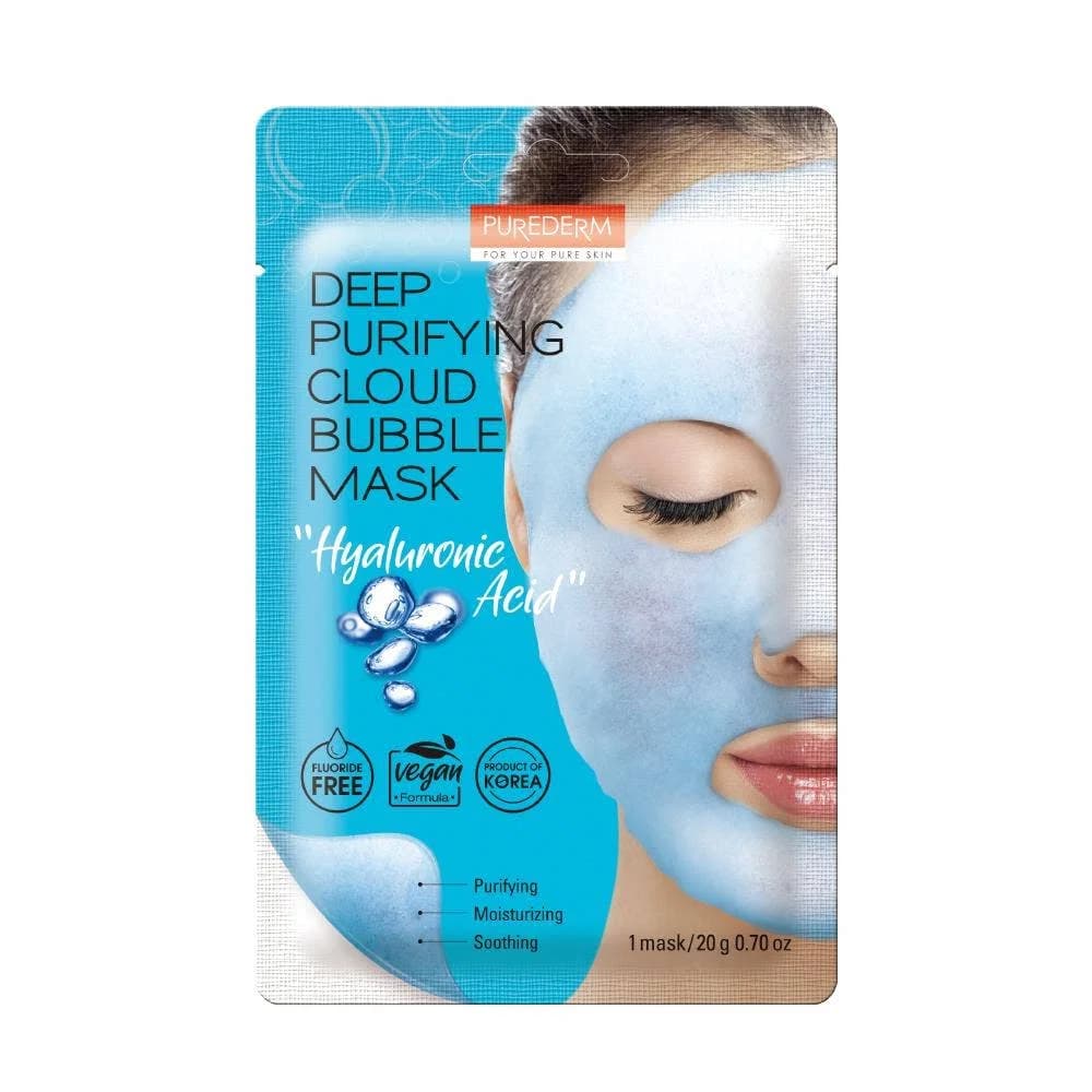 Deep Purifying Cloud Bubble Mask Hyaluronic Acid