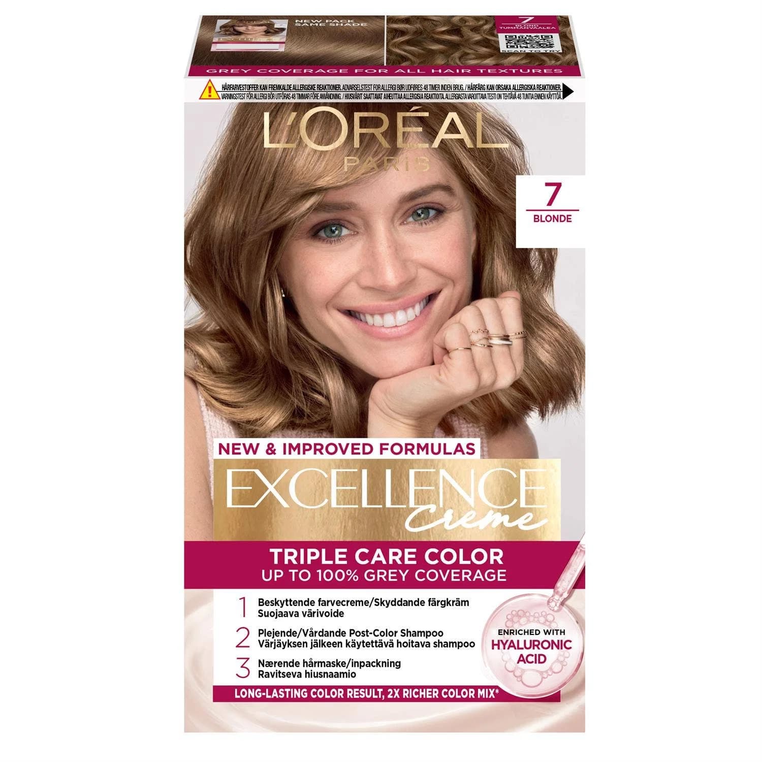 Excellence 7 Natural Dark Blonde Hair