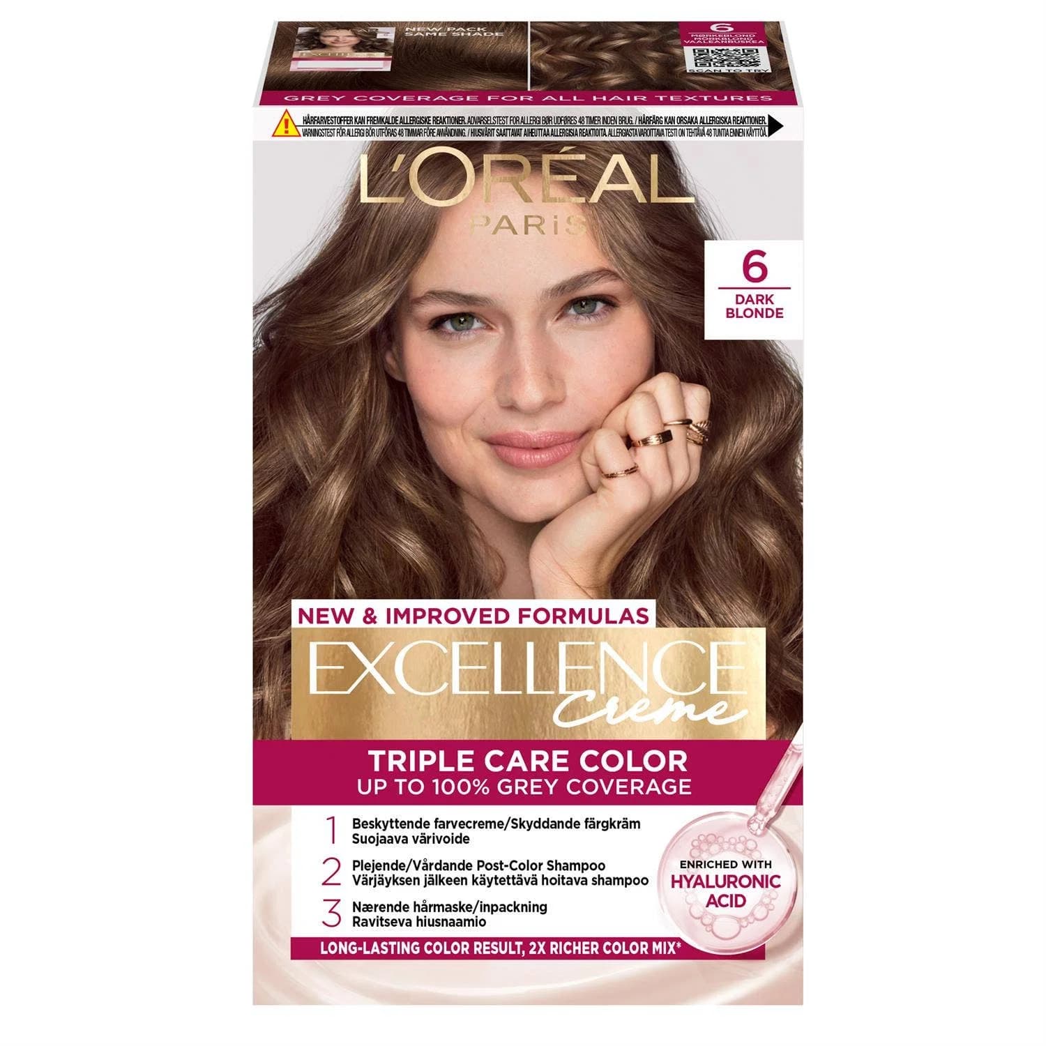 Excellence 6 Natural Light Brown Hair