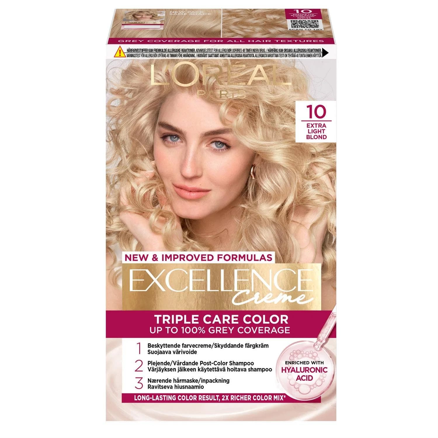 Excellence 10 Natural Baby Blonde Hair