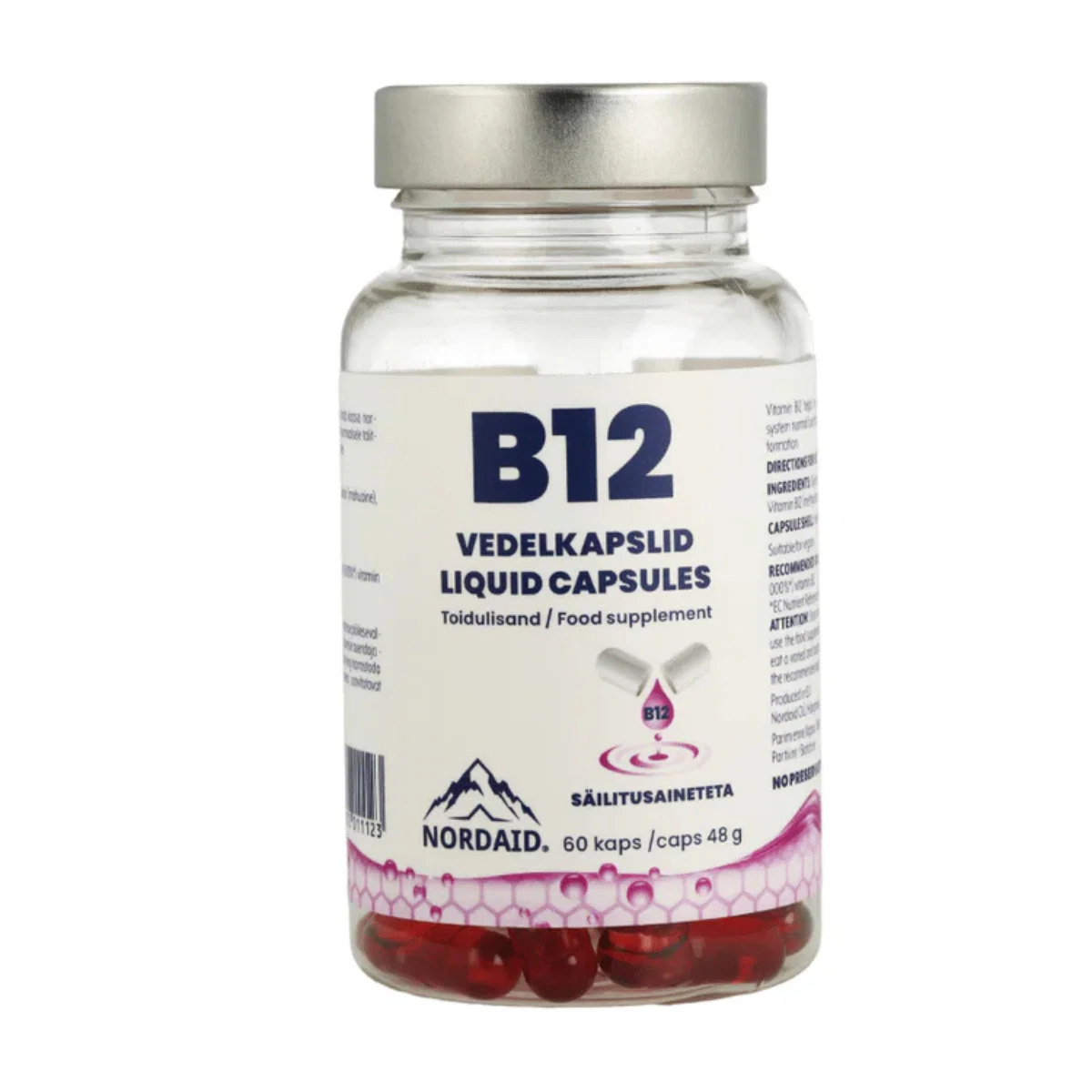 B12 Vökvahylki | 60 dagskammtar
