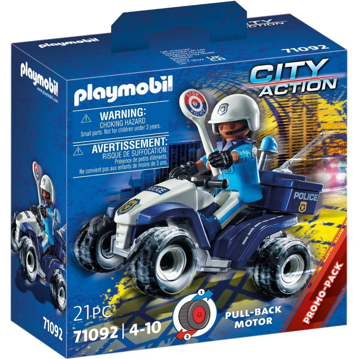 City Action Pull-back lögreglubíll