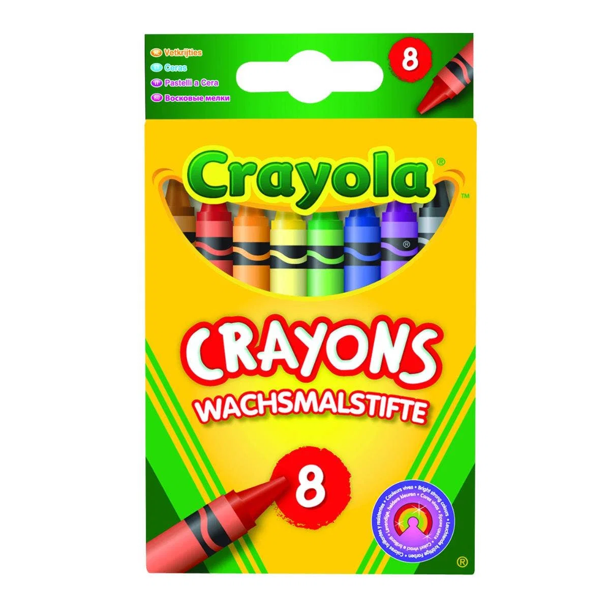 Vaxlitir Crayola 8